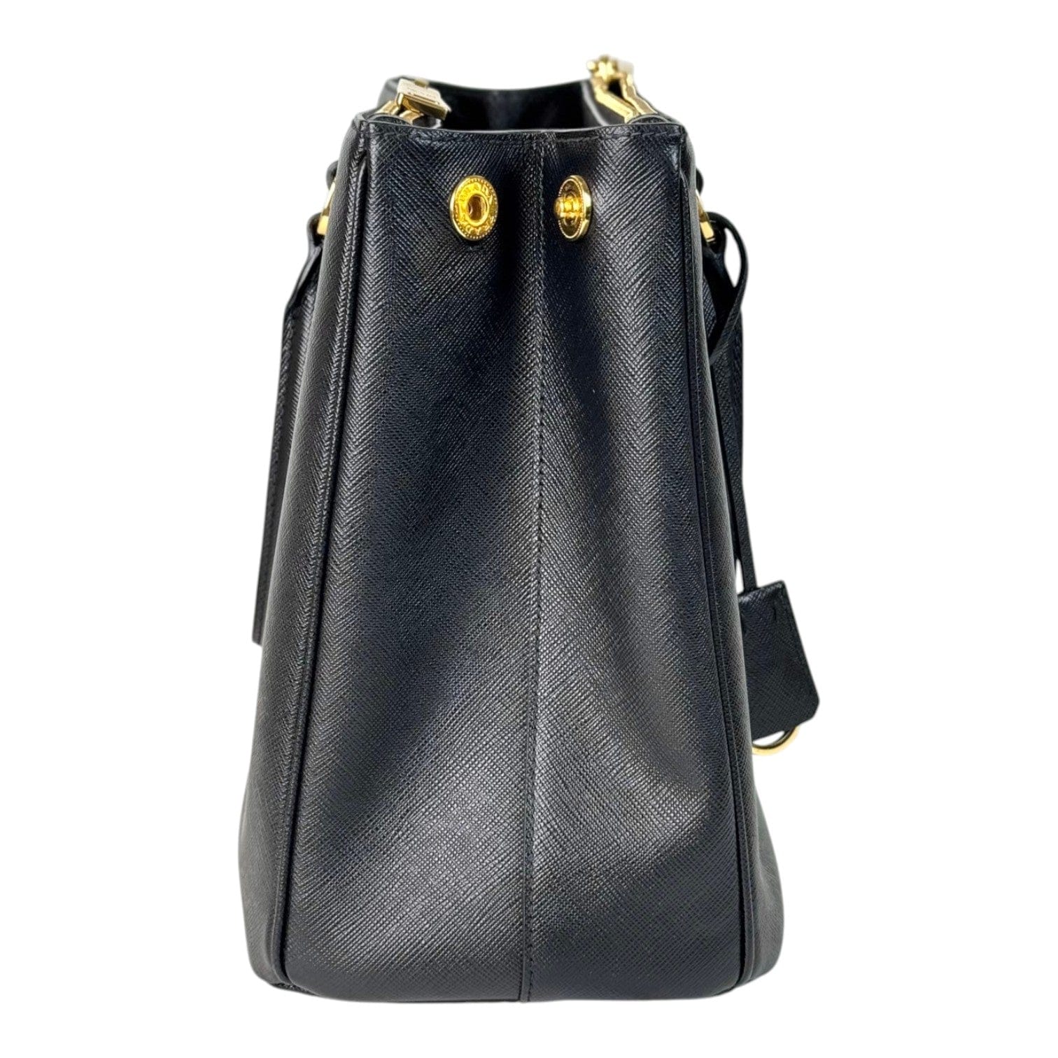 Prada Prada Black Small Saffiano Bag with Strap
