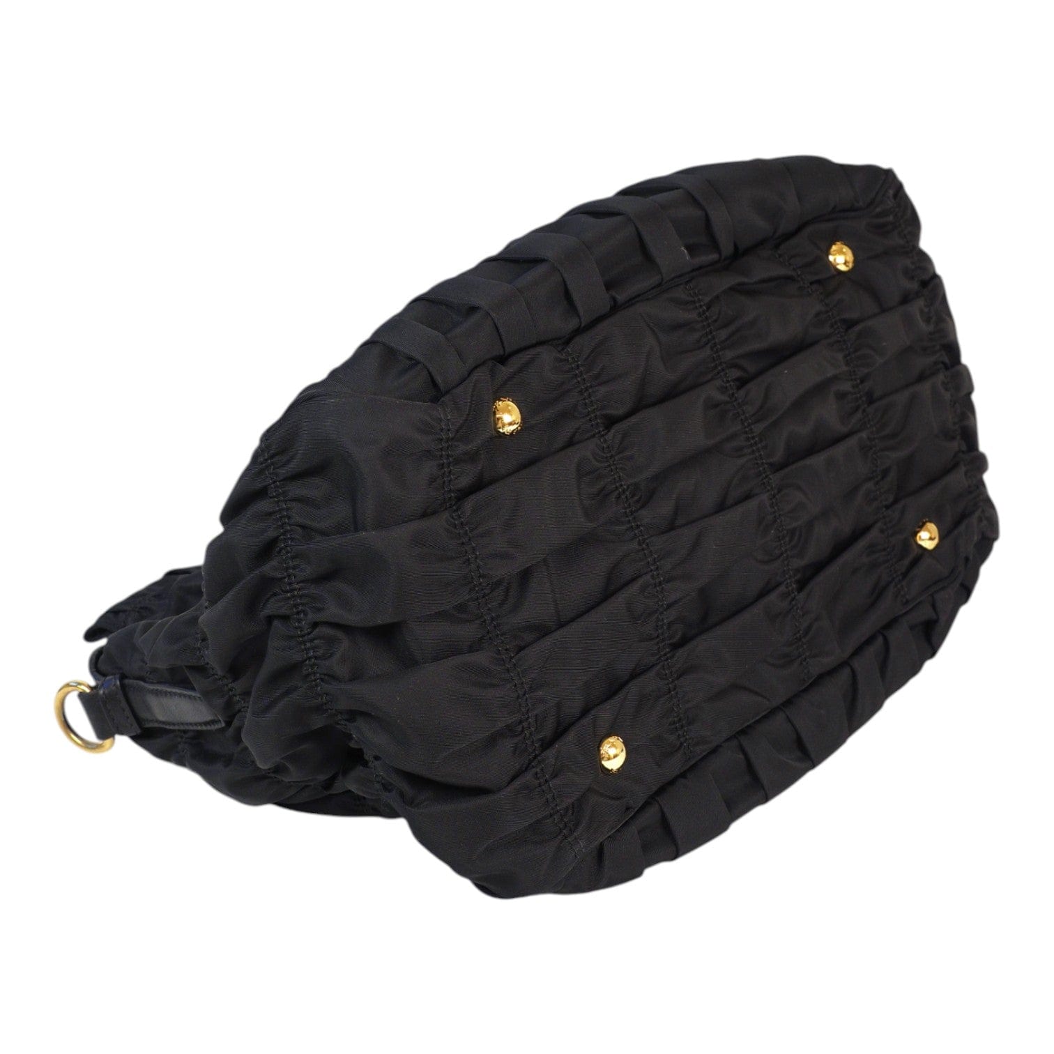 Prada Prada Gaufre Nylon Handbag Black Bag