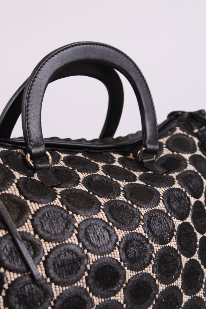 Prada Prada Handbag Black/ Cream