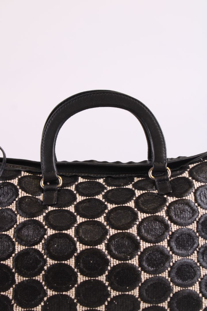Prada Prada Handbag Black/ Cream