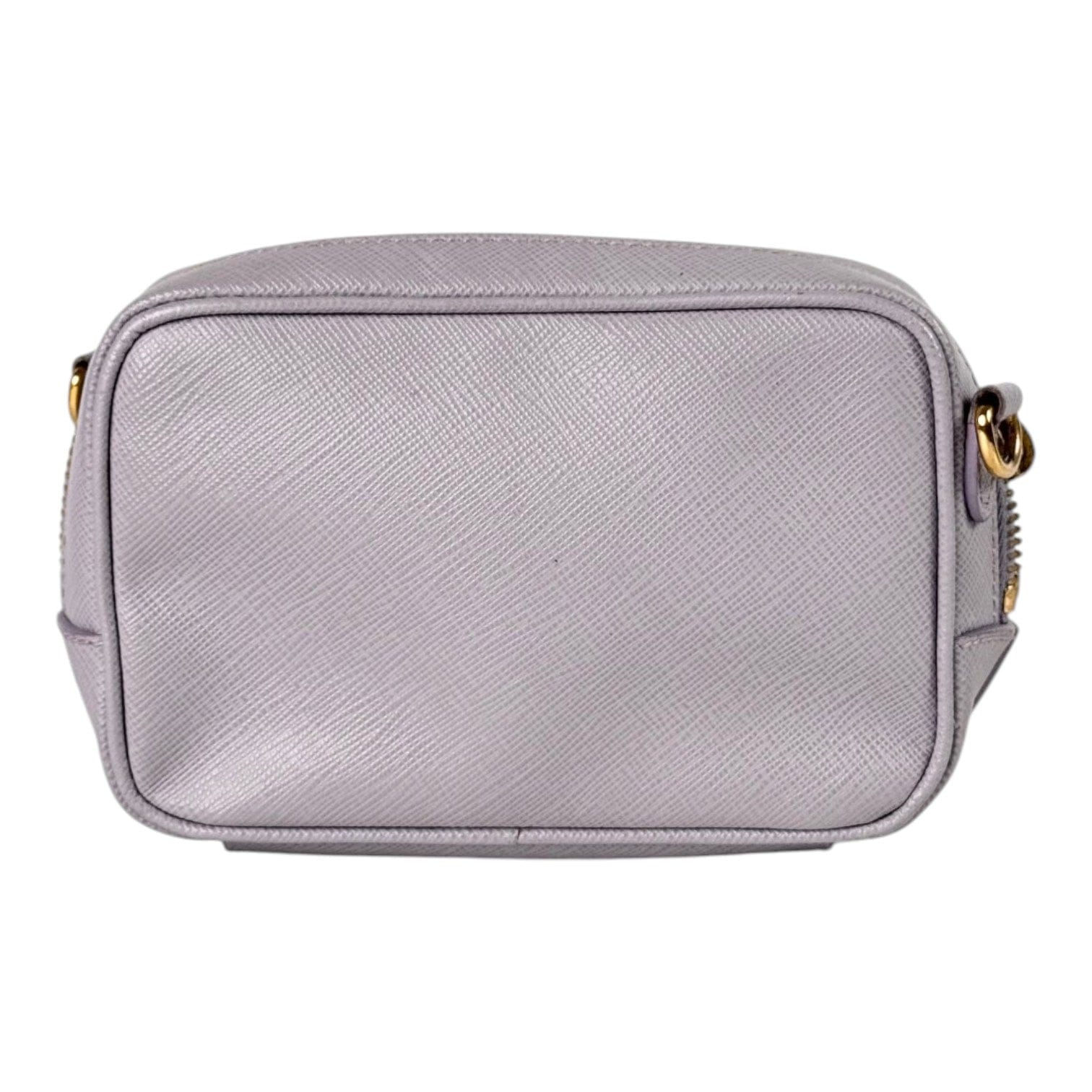 Prada Prada Lilac Mini Saffiano Crossbody Camera Bag