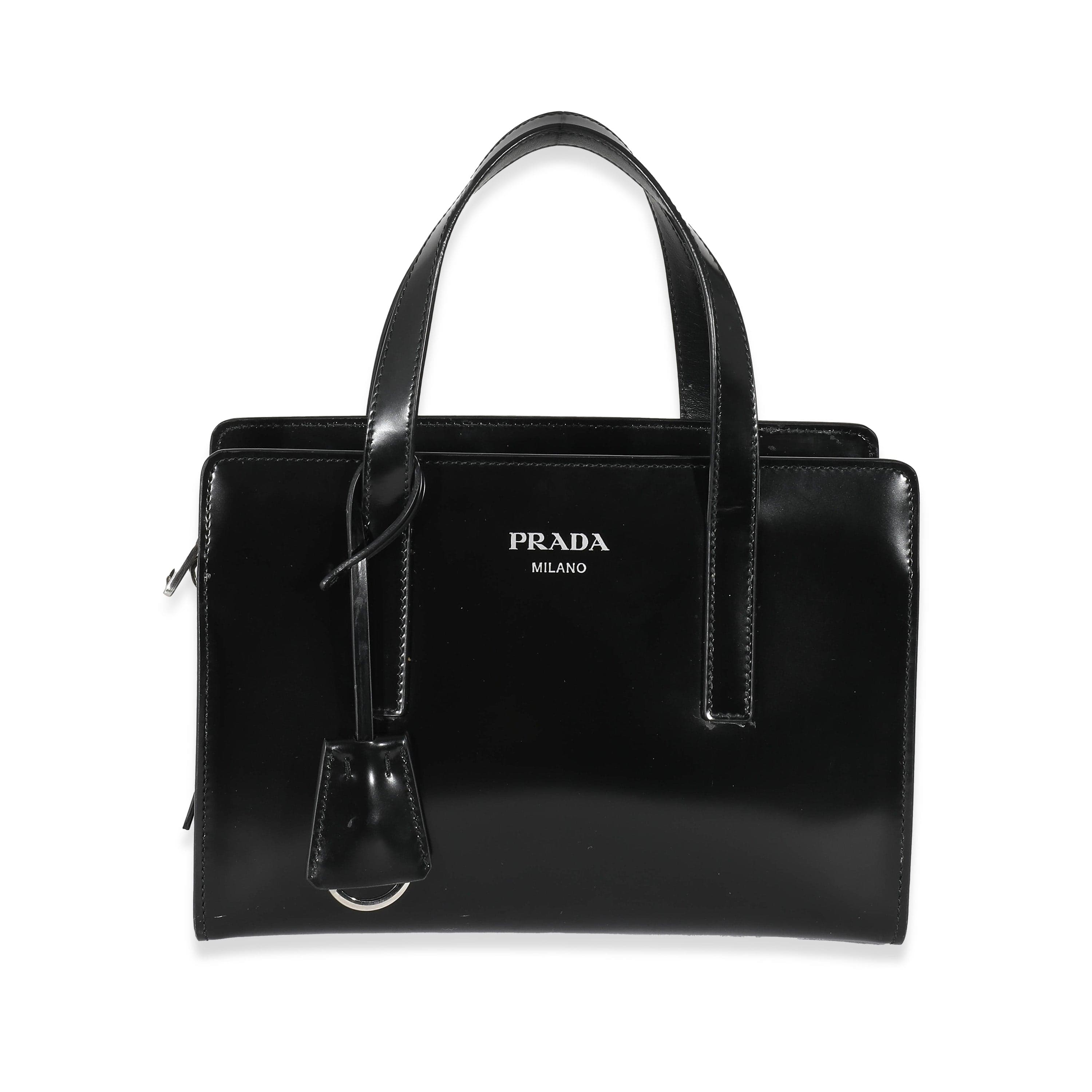 Prada Patent Calf Leather Handbag