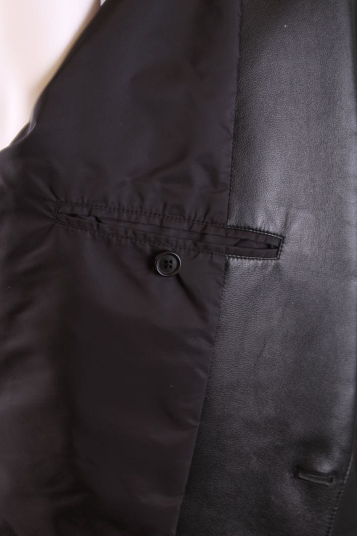 Prada Prada Leather Jacket Black M