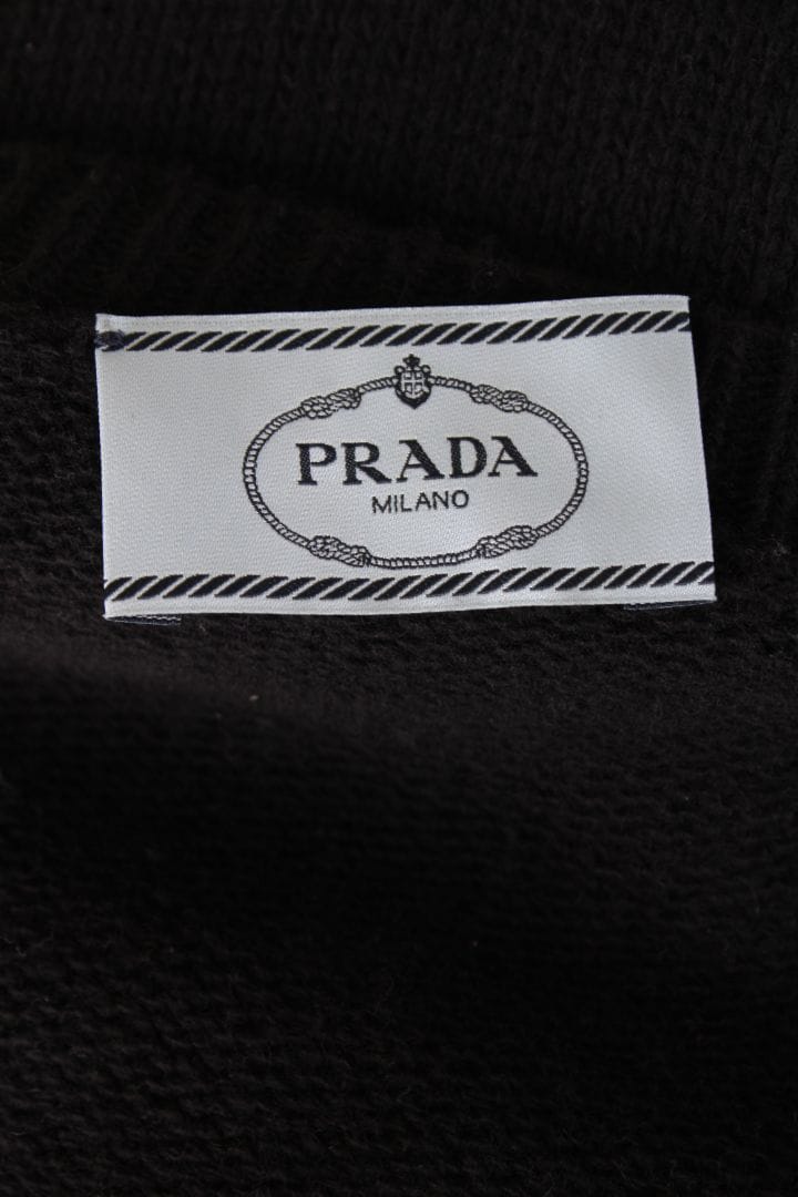 Prada Prada V Neck Jumper Black M