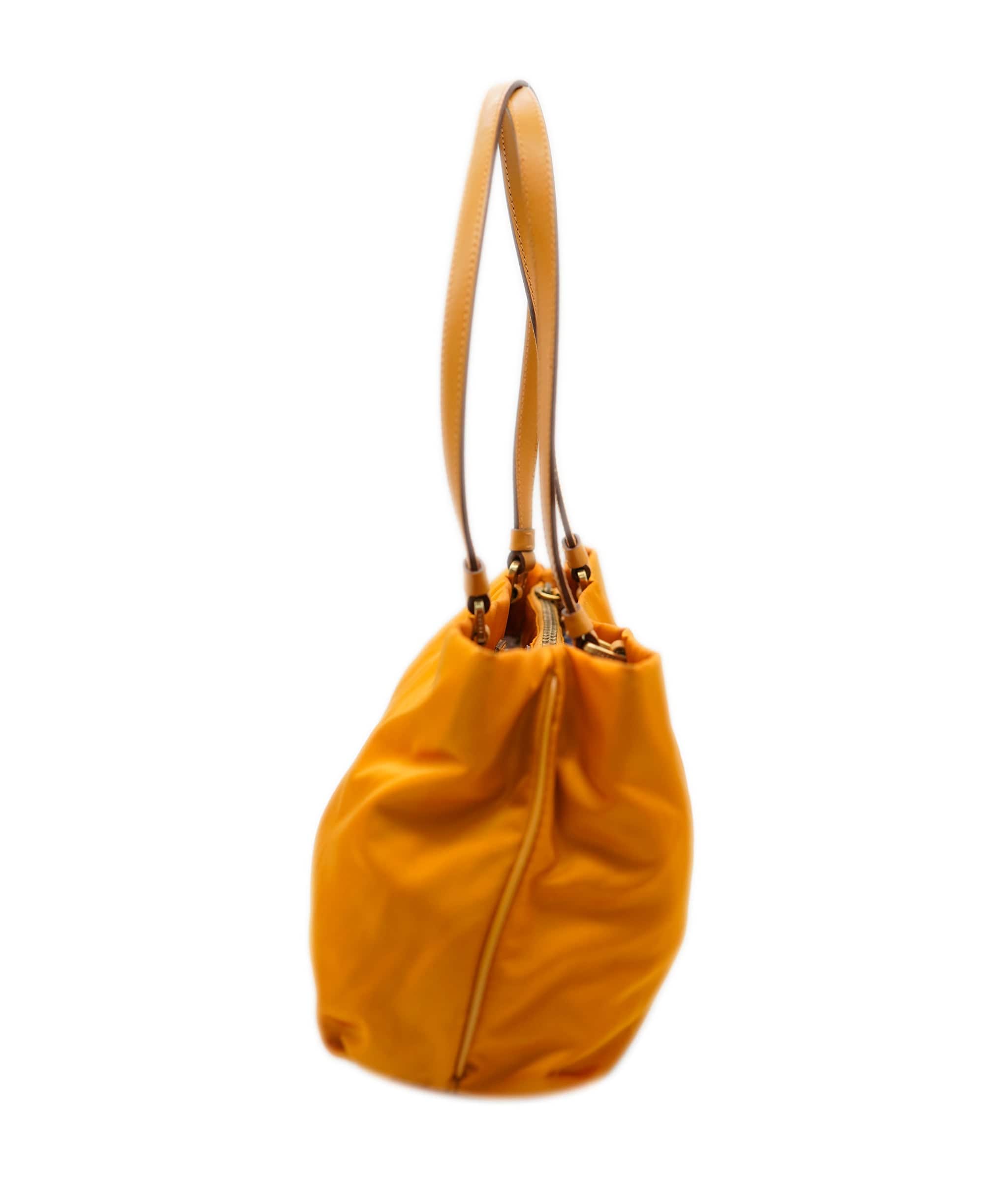 Prada Prada Nylon Mini Tote Bag Orange - DXBS1843