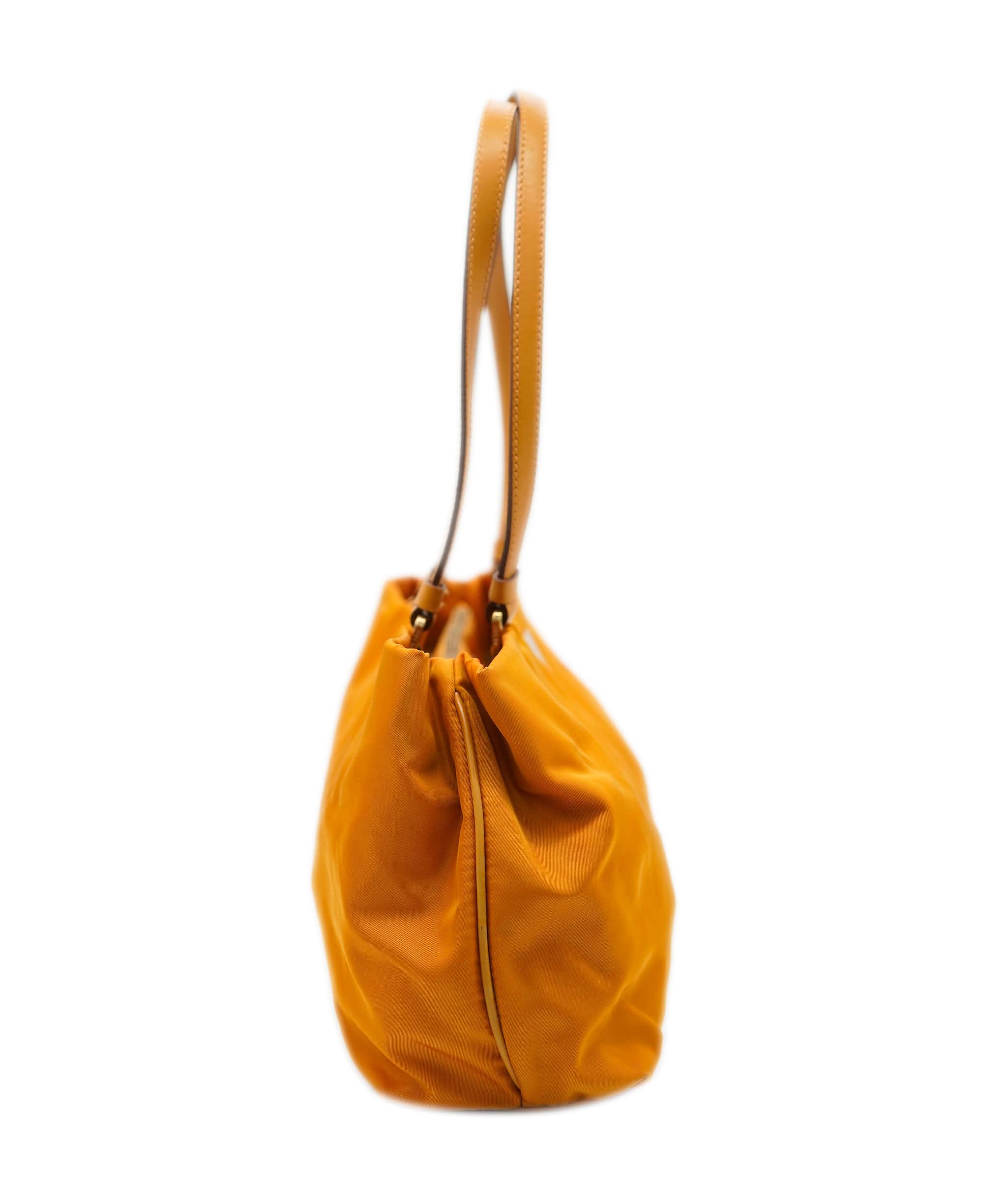 Prada Prada Nylon Mini Tote Bag Orange - DXBS1843