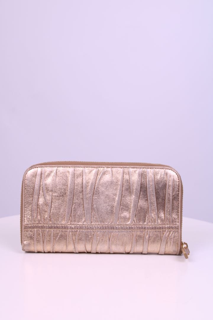 Prada Prada Long Wallet Gold