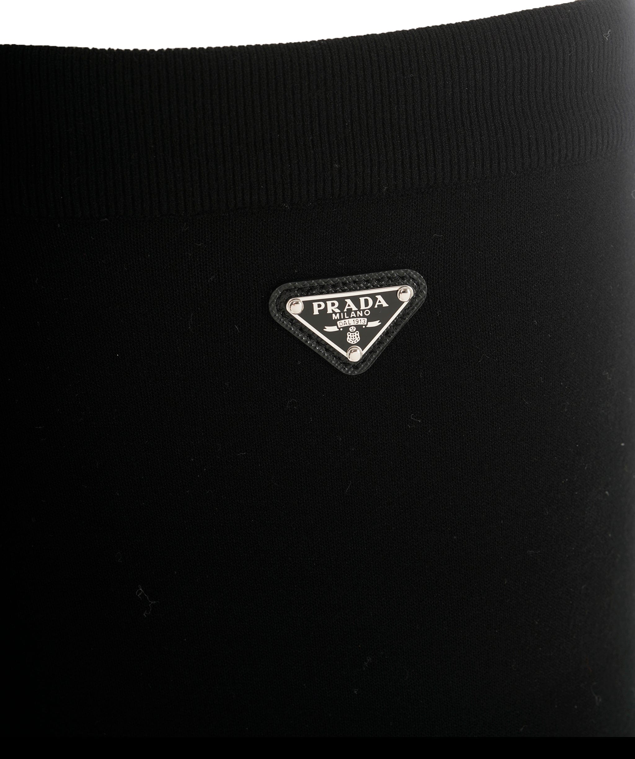 Prada Prada 2022 Black Logo Leggings ALC1880