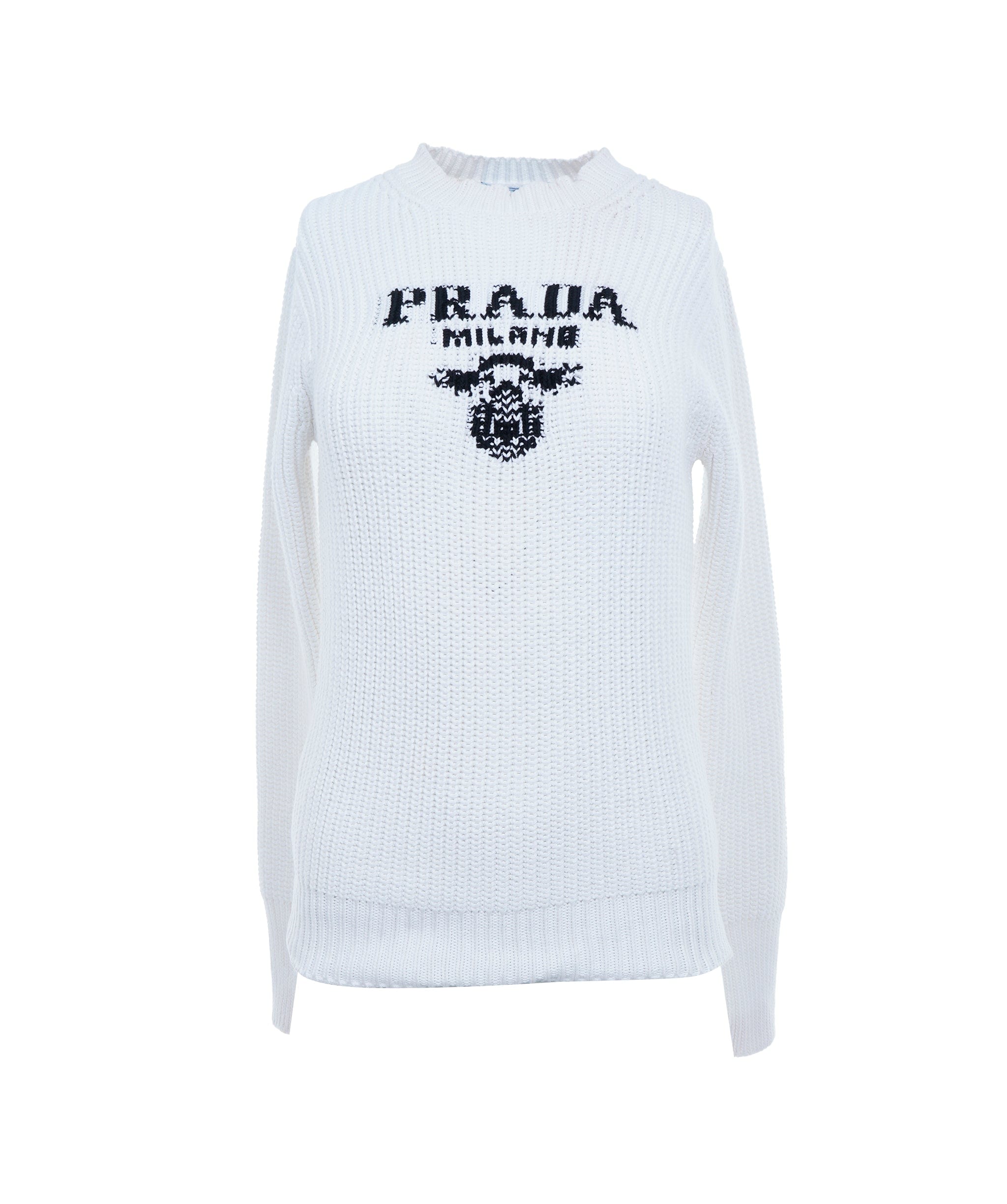 Prada Prada Black and White Logo Jumper ALC2000