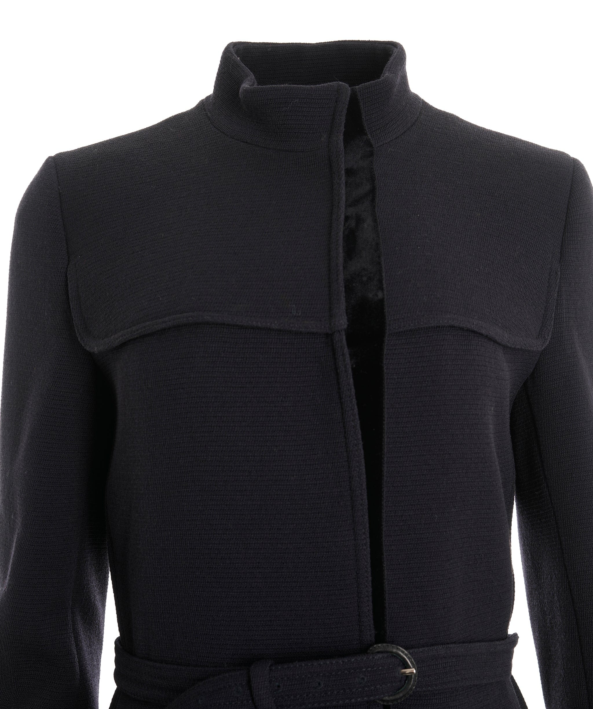 Prada Prada Black Longline Coat ALC2992