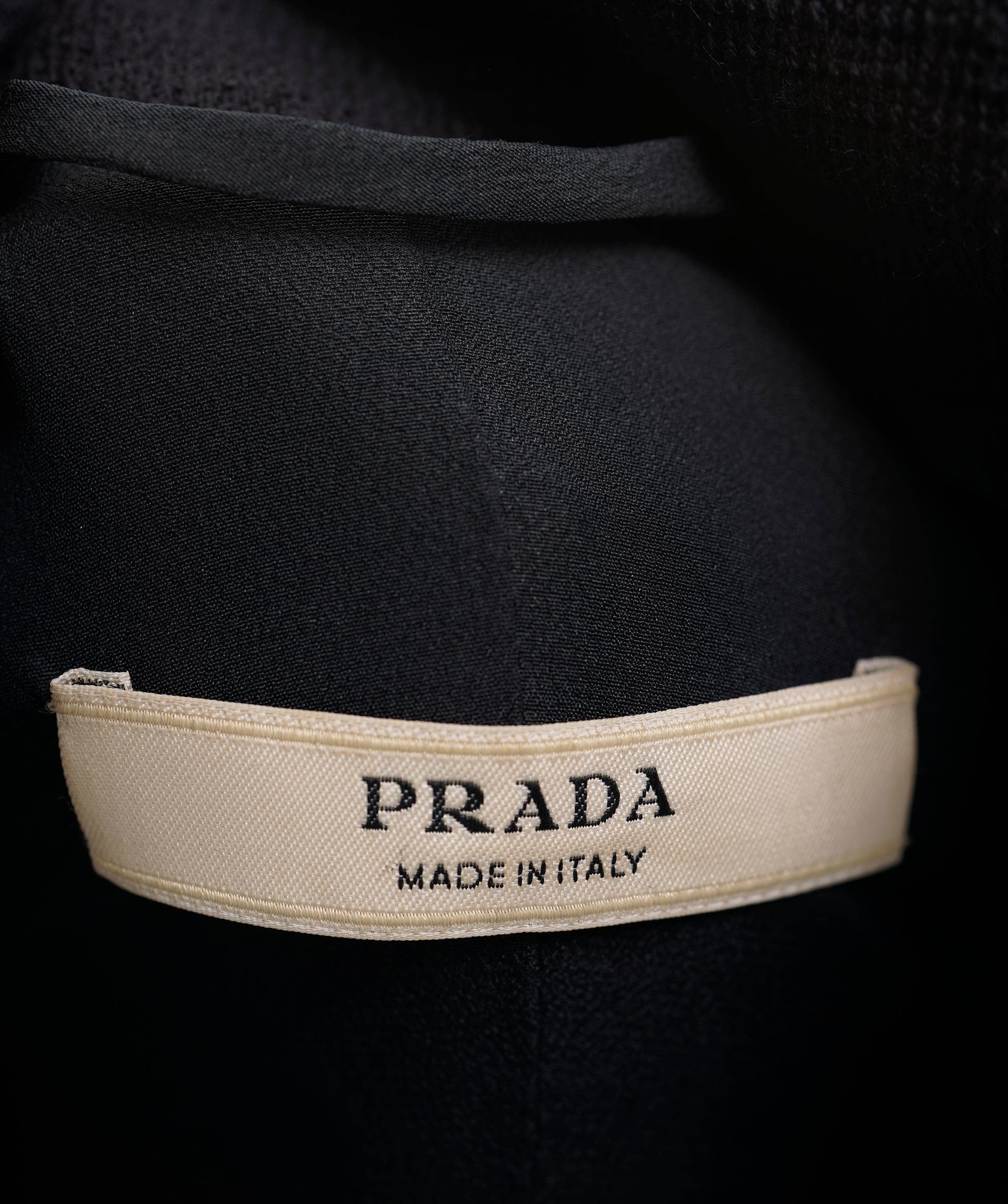 Prada Prada Black Longline Coat ALC2992