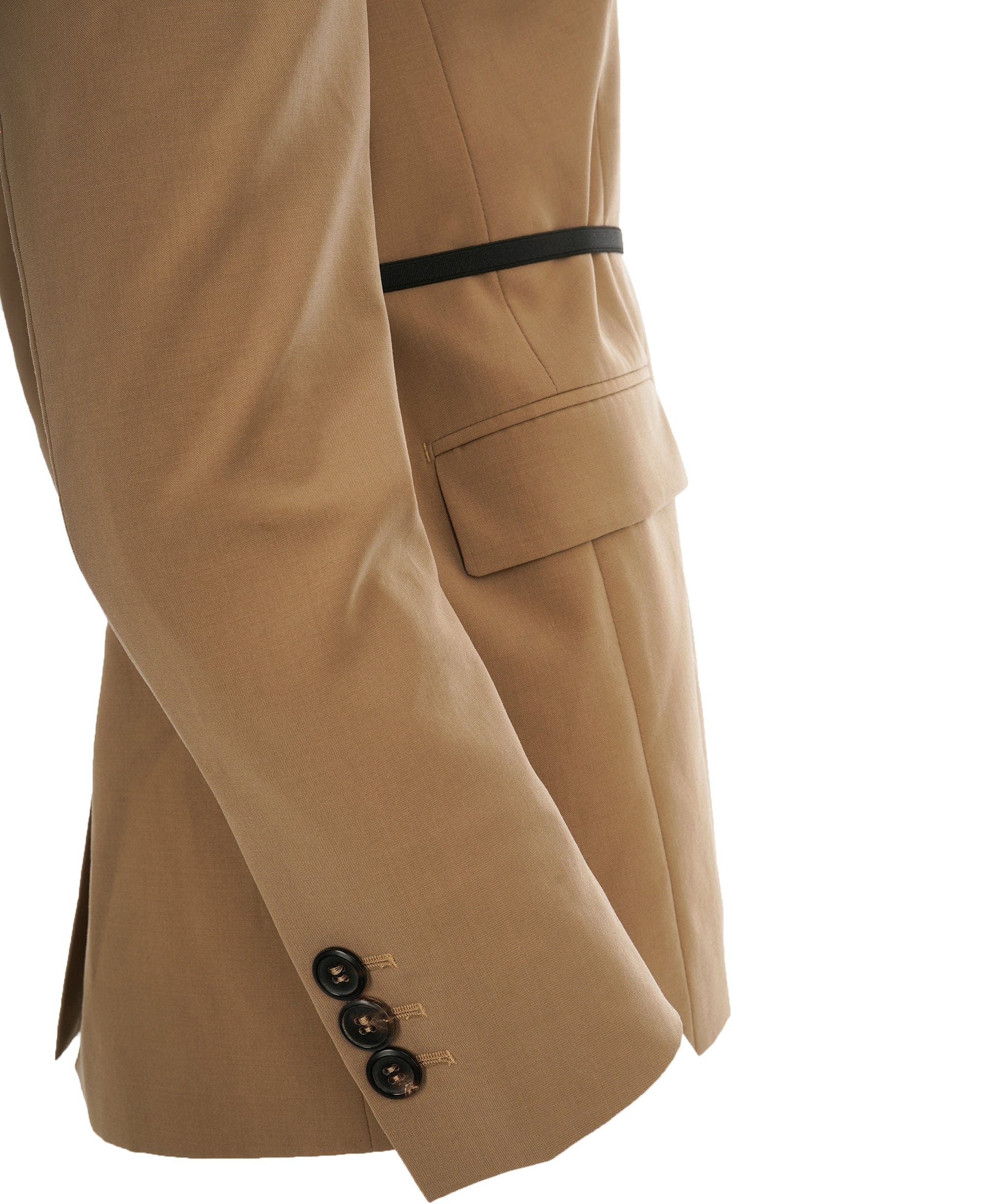 Prada Prada Brown Cotton Utility Belted Blazer ABL0066