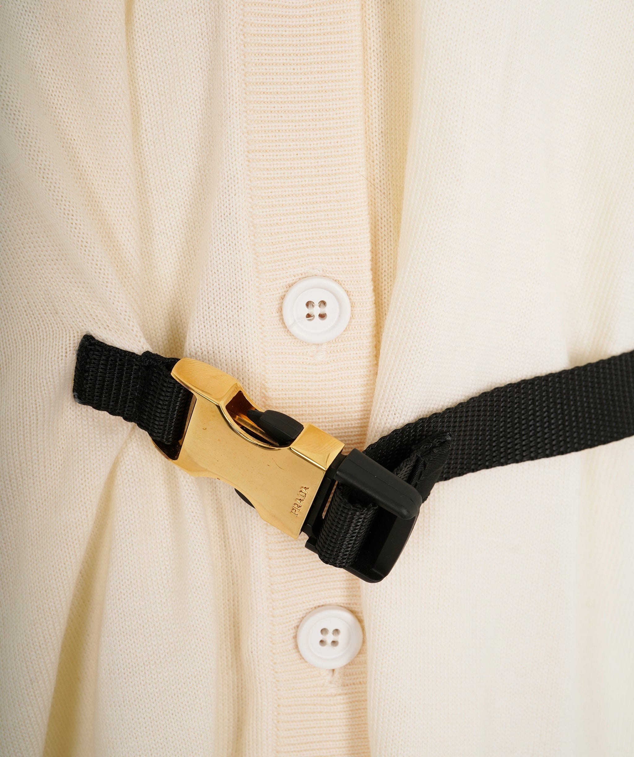 Prada Prada – Mohair-Blend Feather-Trim Cardigan with Belt ALC2422