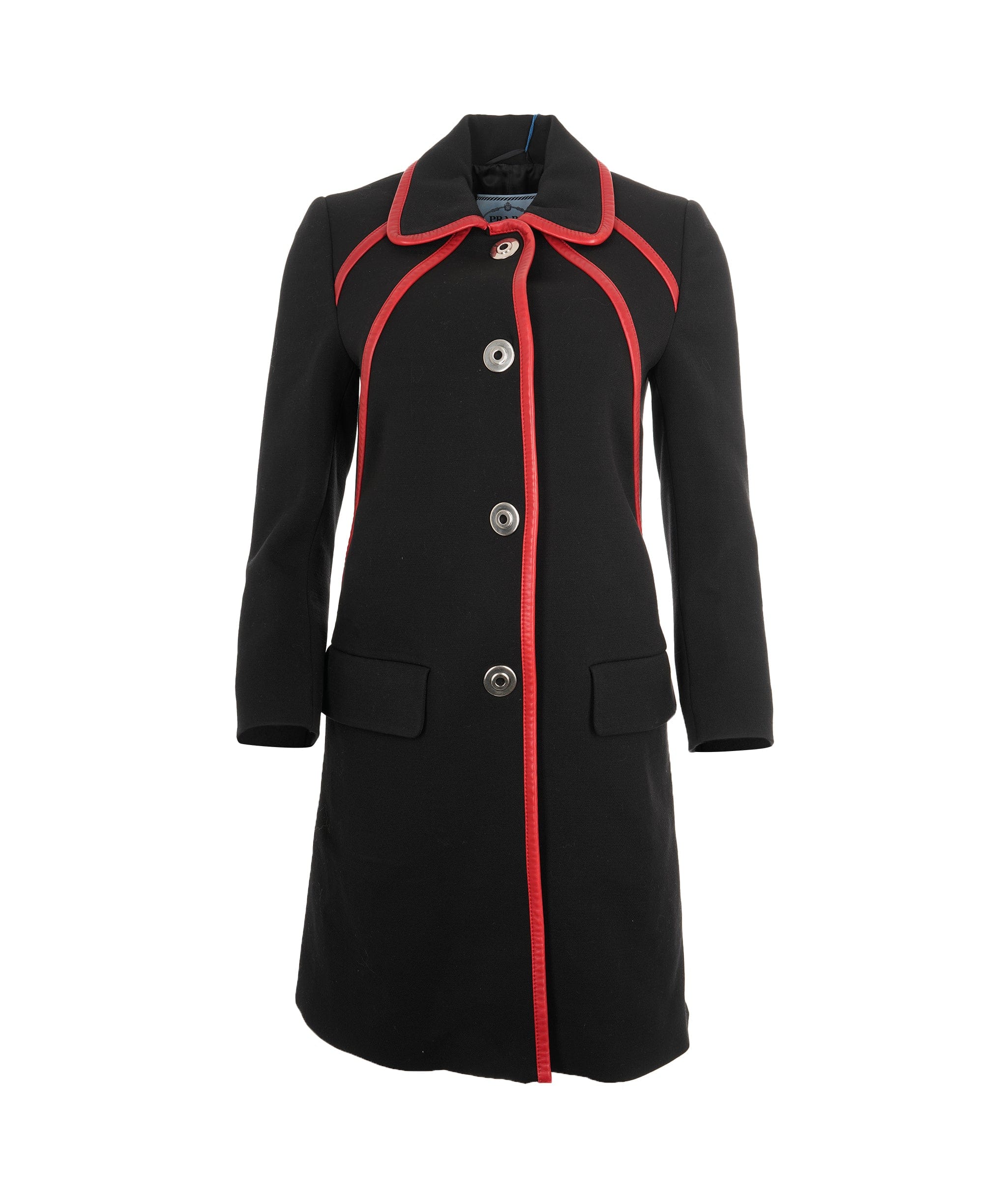 Prada Prada Red and Black Coat ALC3551