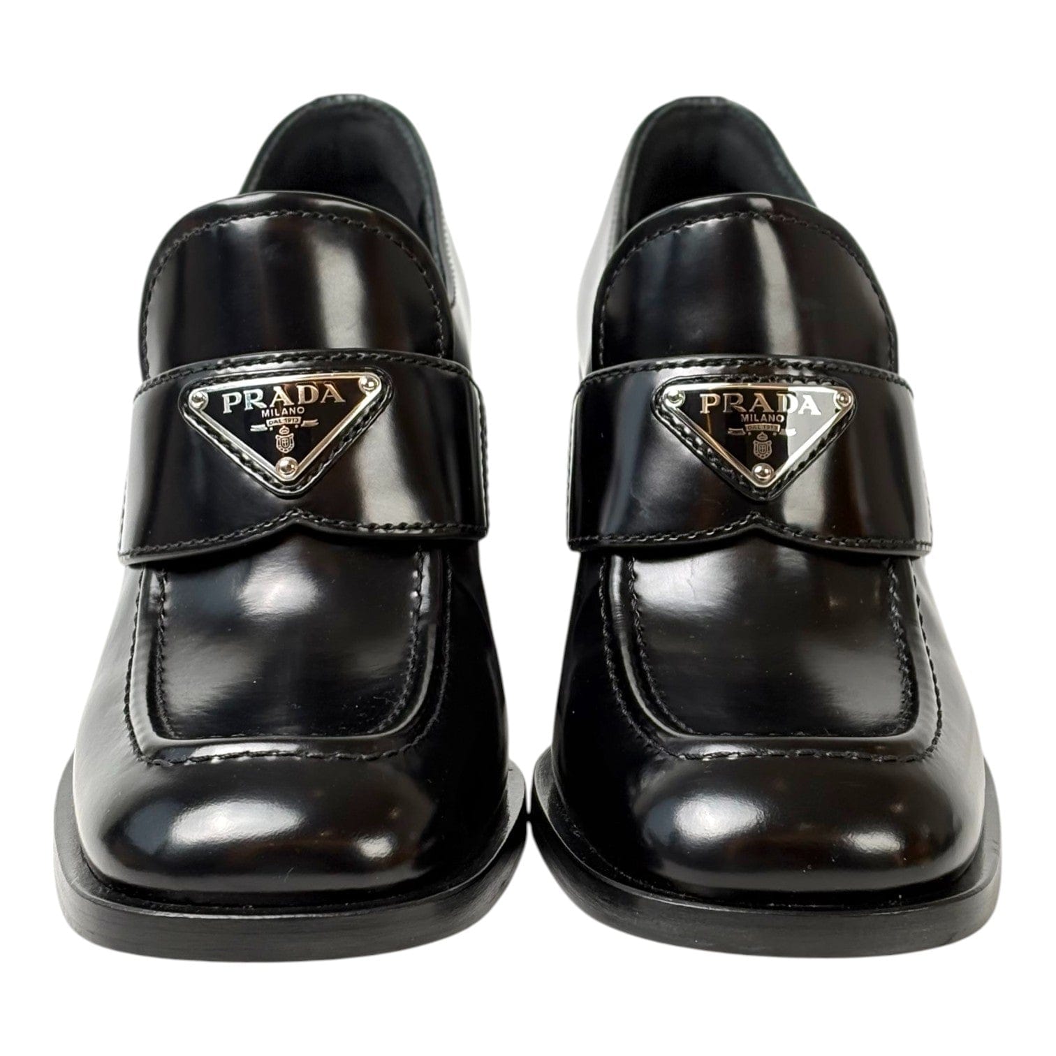 Prada Prada Black Loafer Shoes #38