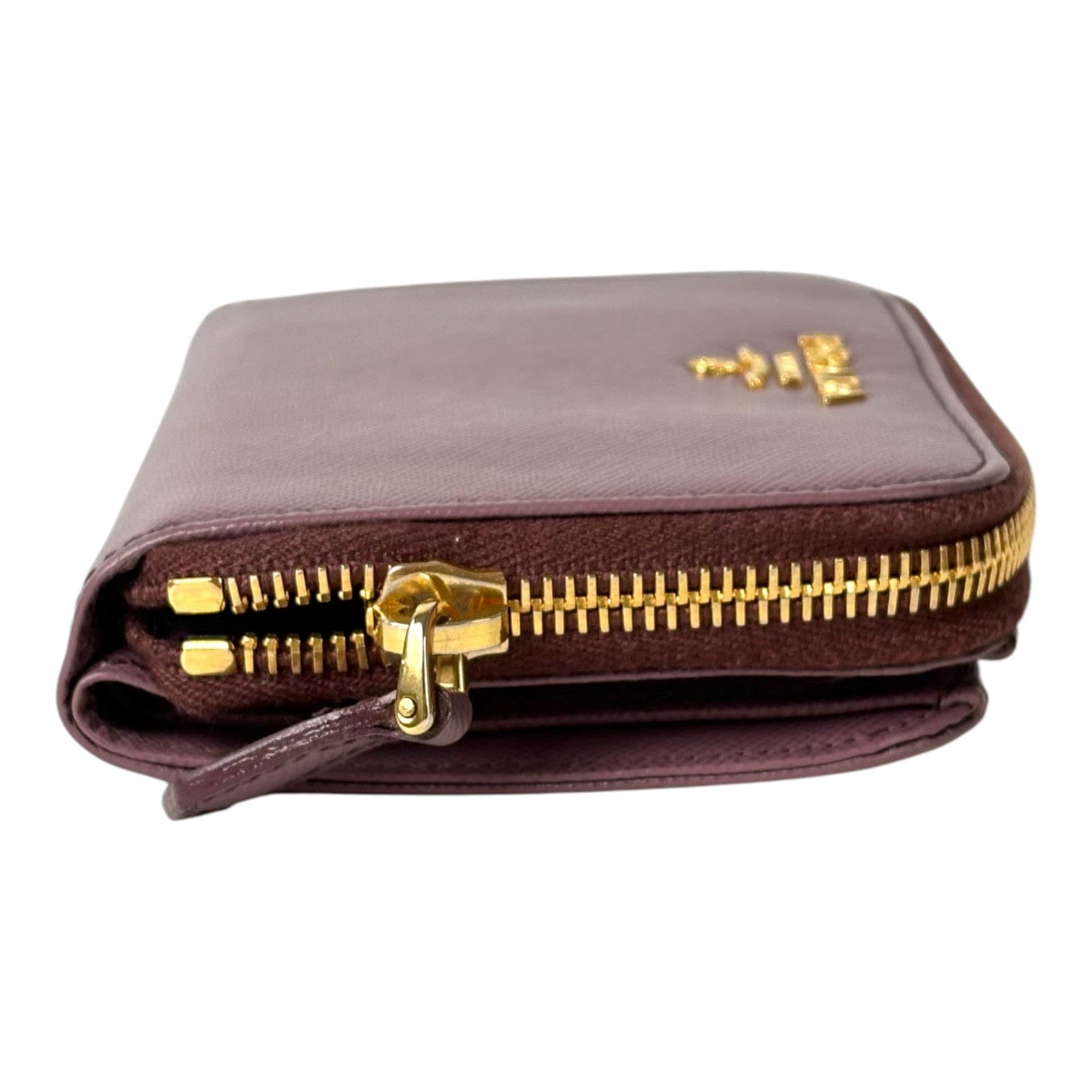 Prada Prada Saffiano Wallet Zip Pass Case