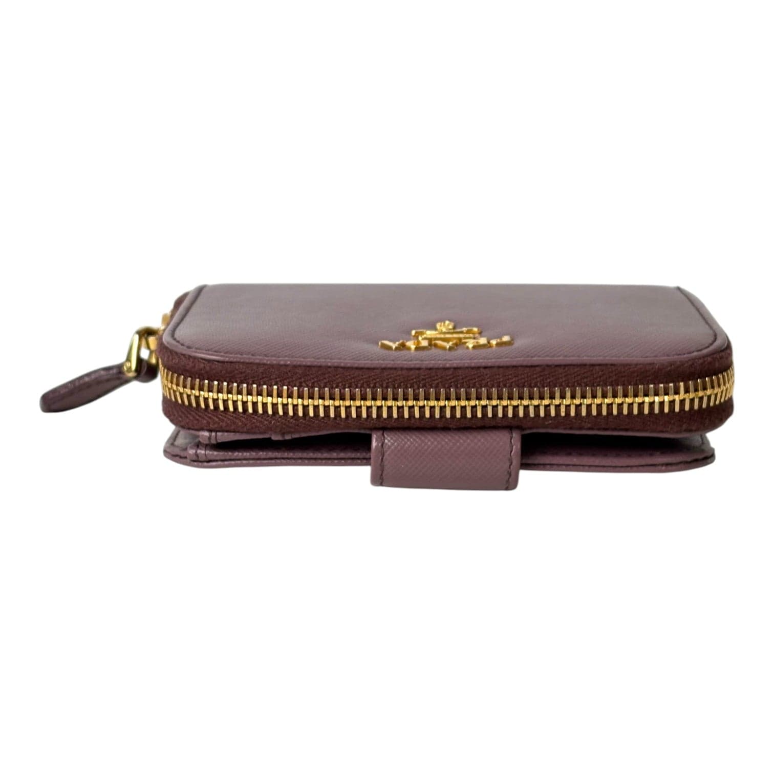 Prada Prada Saffiano Wallet Zip Pass Case