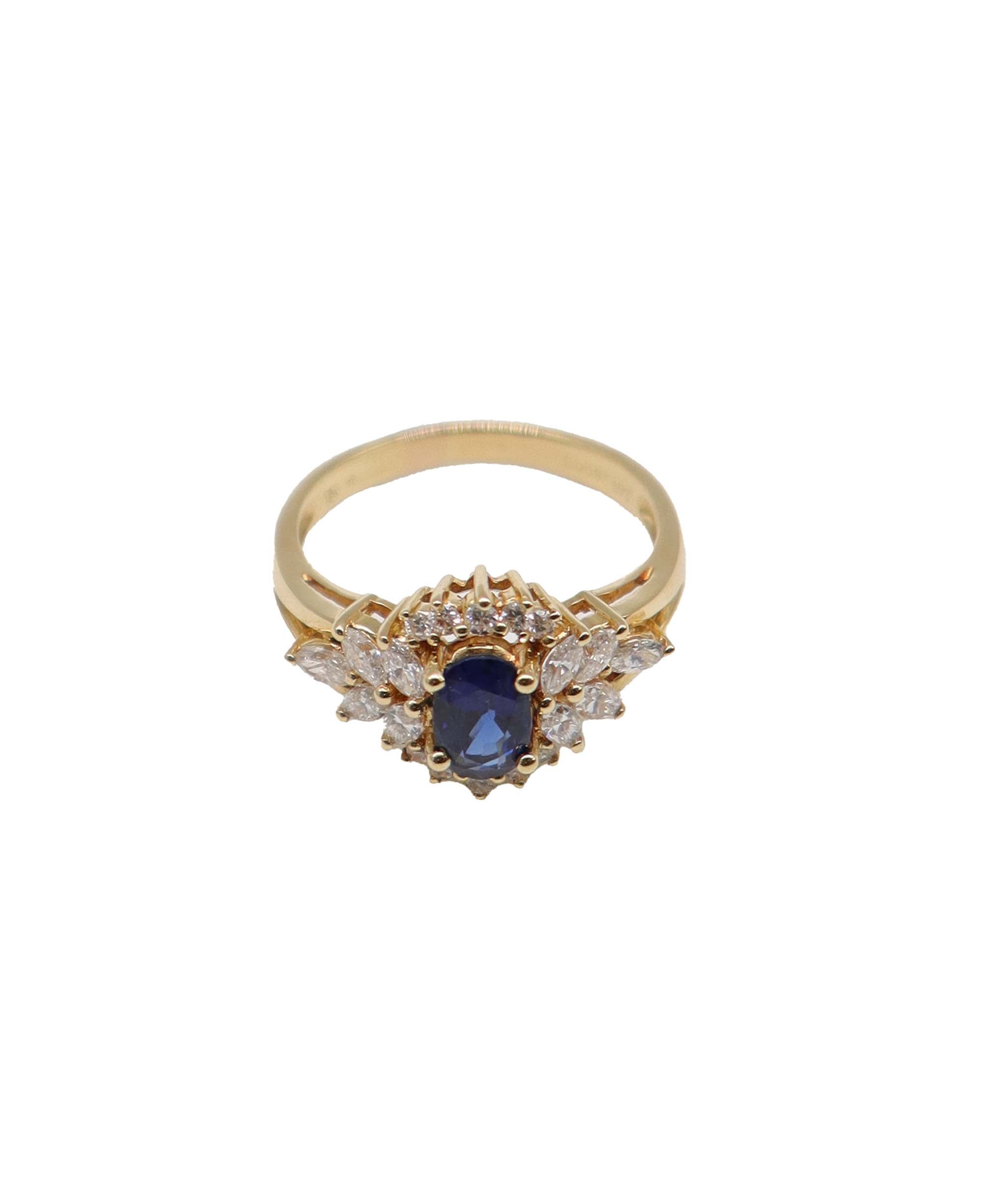 Pricing Data Tokyo 18K Sapphire Ring S1.03 D0.69 4.5g Medium J0923D283Z