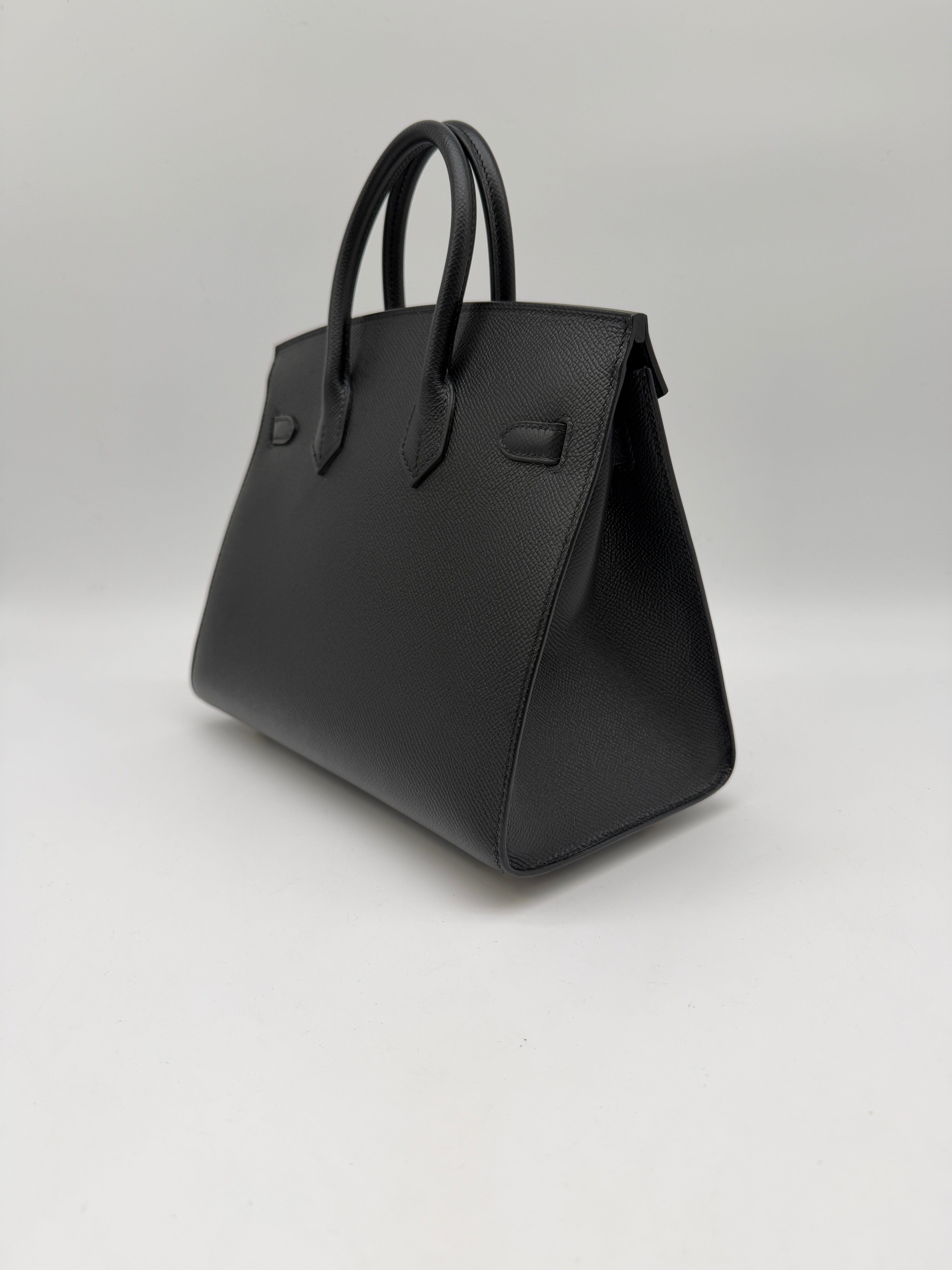 Prime Concierge Hermès Birkin 25 Black Epsom Sellier Gold Hardware