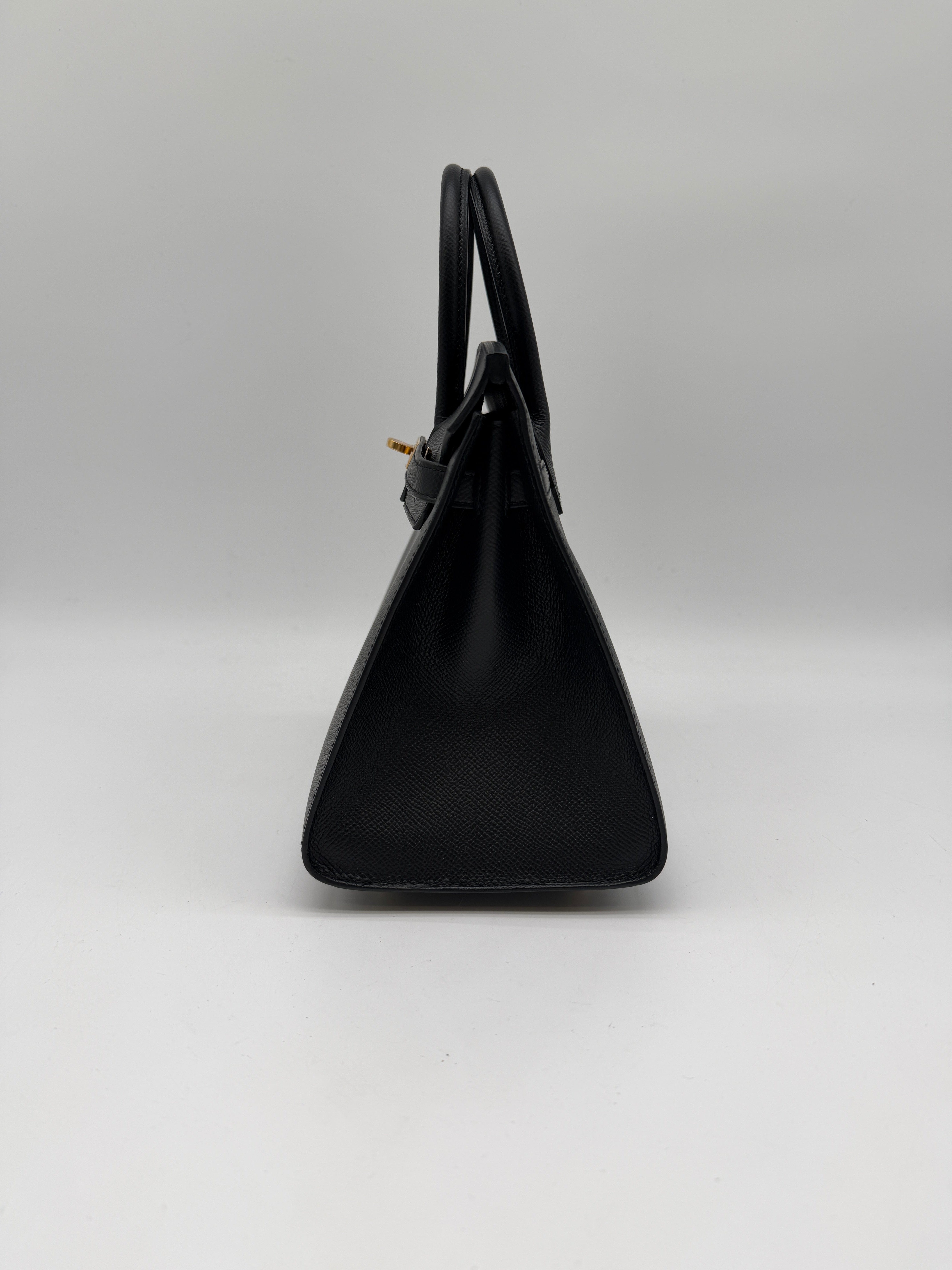 Prime Concierge Hermès Birkin 25 Black Epsom Sellier Gold Hardware
