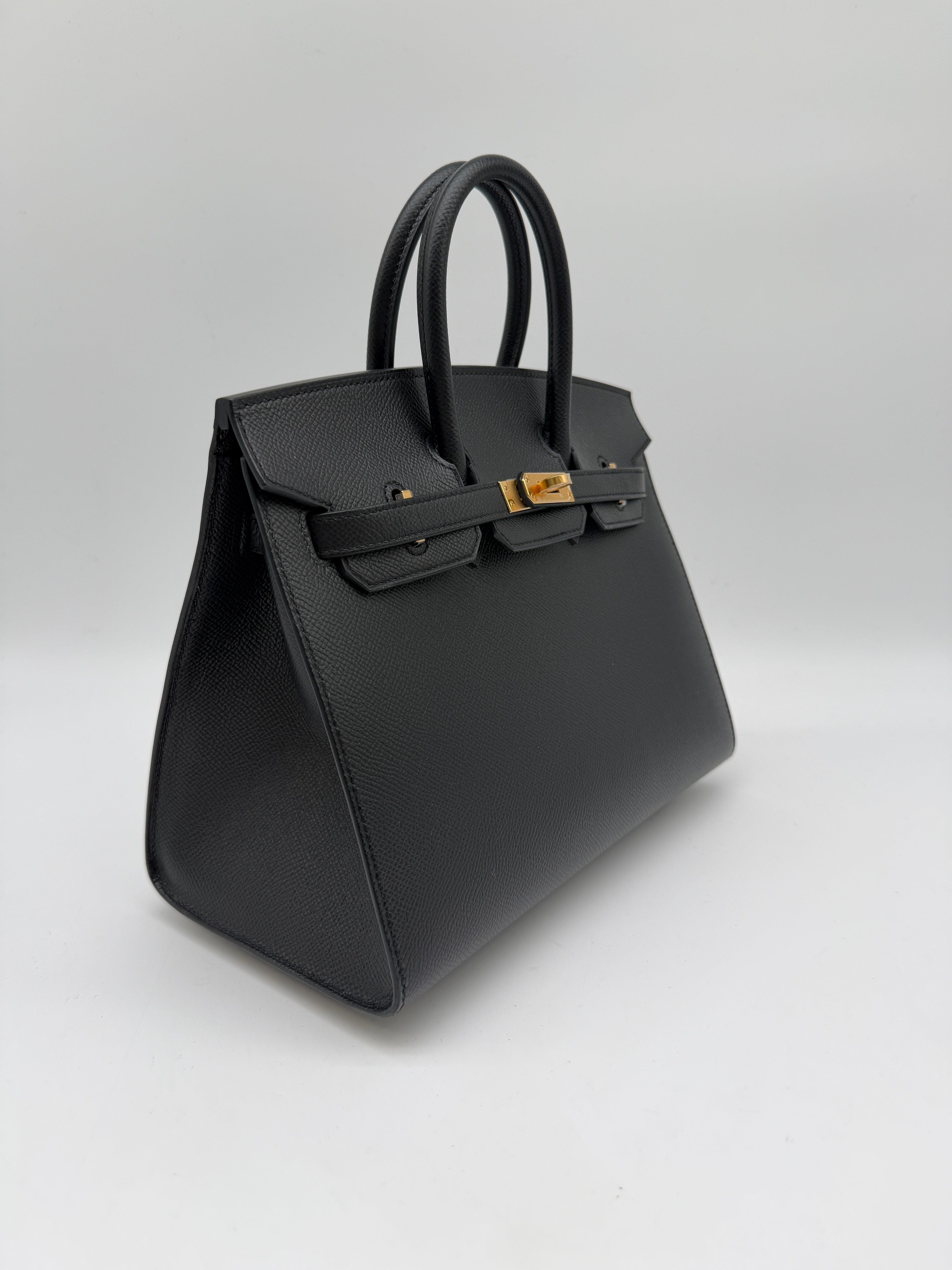 Prime Concierge Hermès Birkin 25 Black Epsom Sellier Gold Hardware