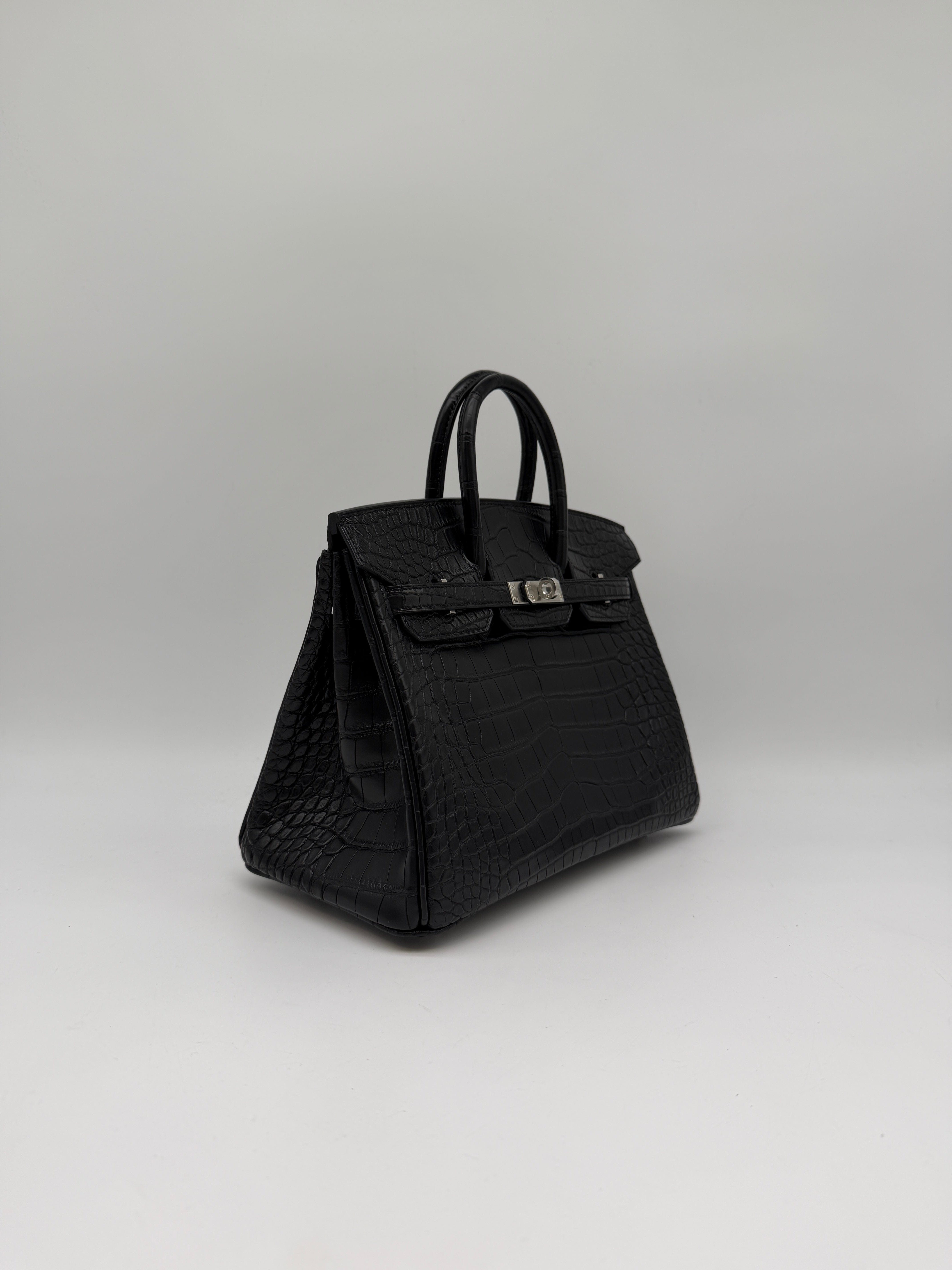 Prime Concierge Hermès Birkin 25 Black Matte Palladium Hardware