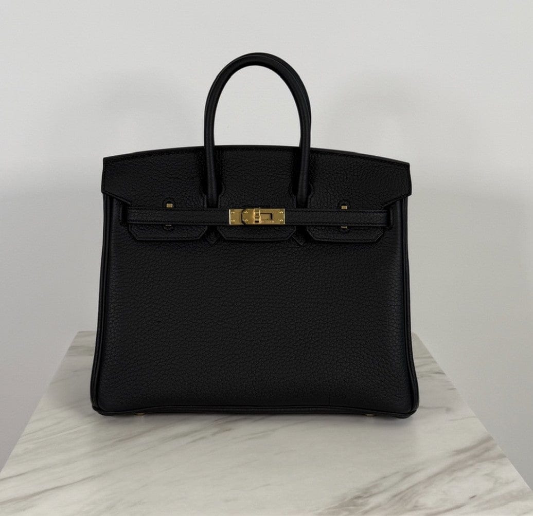 Prime Concierge Hermès Birkin 25 Black Togo Gold Hardware