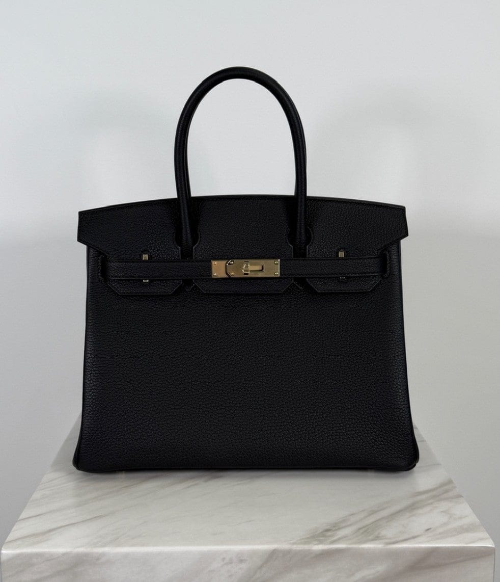 Prime Concierge Hermès Birkin 30 Black Togo Permabrass Hardware