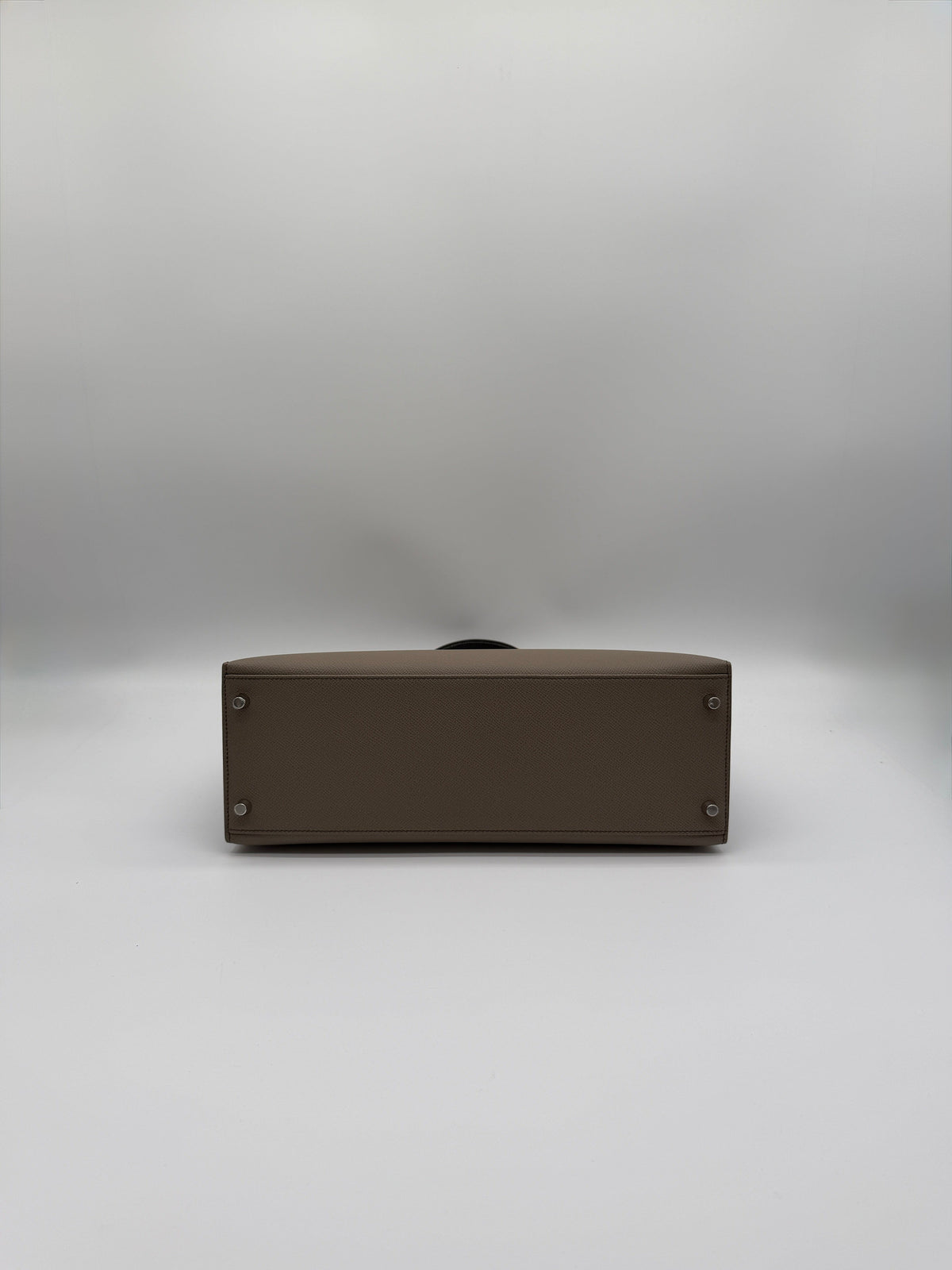 Hermès Kelly 35 HSS Gris Asphalte/ Graphite Epsom Brushed Palladium Hardware