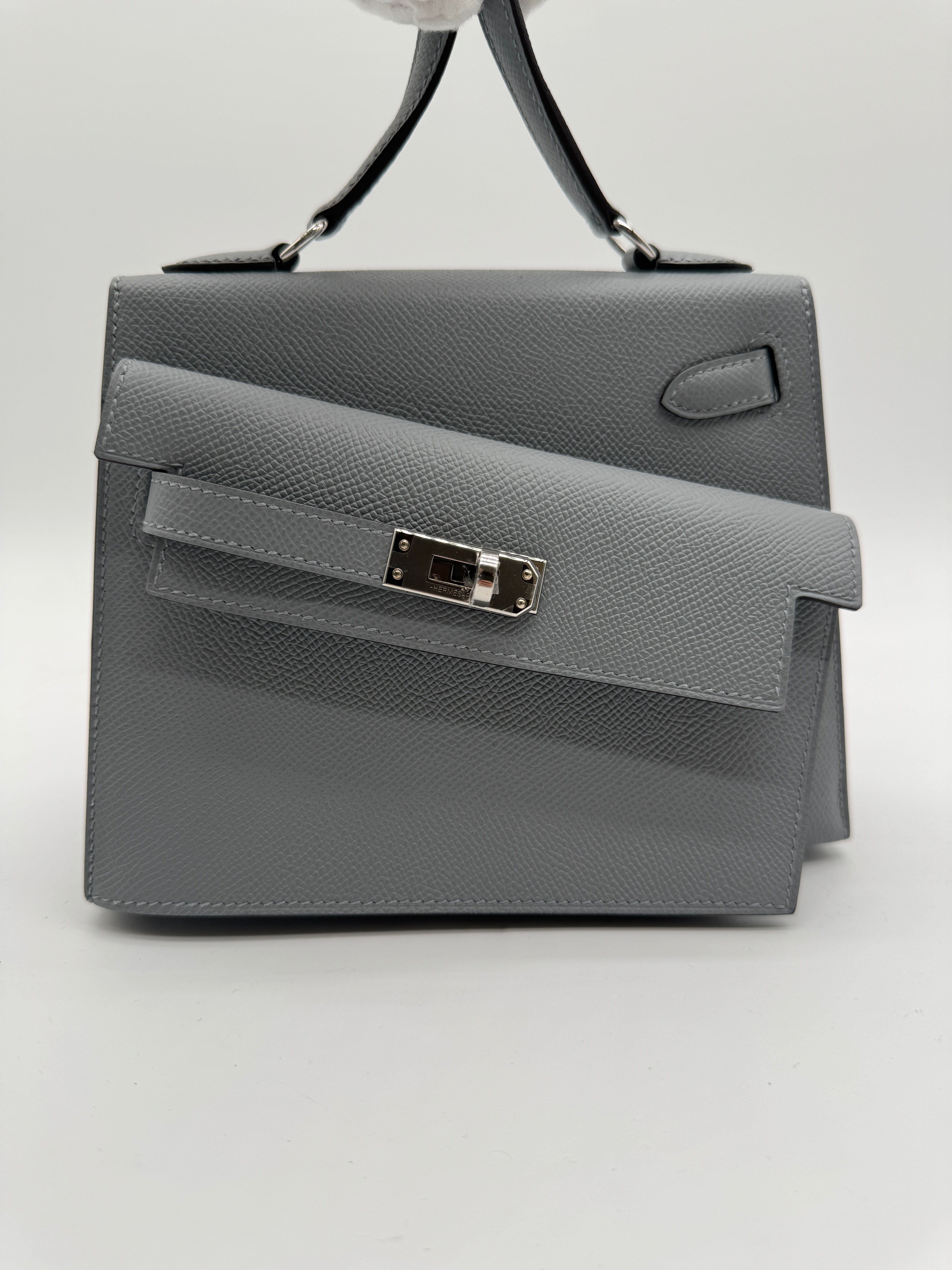 Prime Concierge Hermès Kelly Desorde Gris pantine K stamp