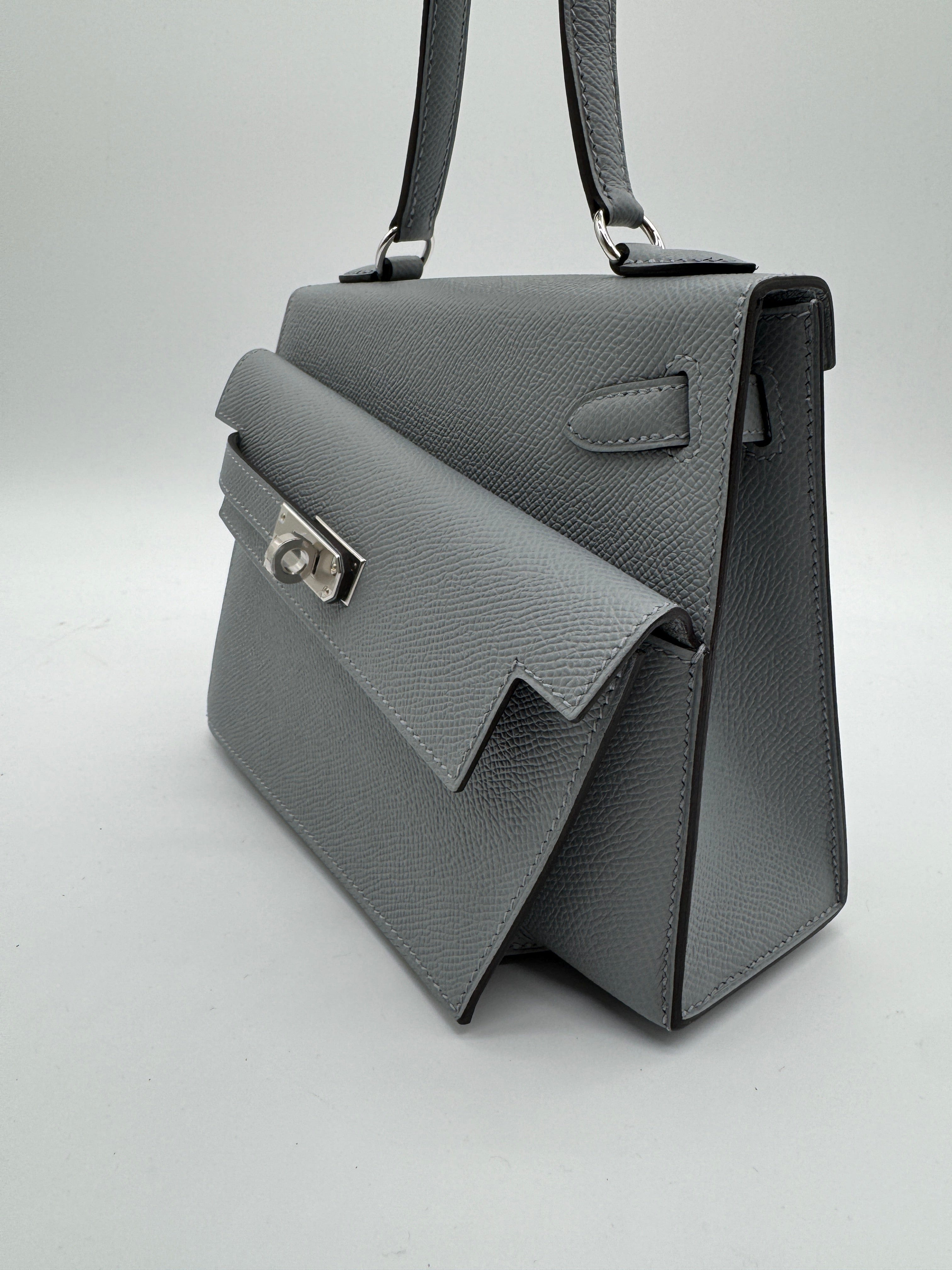 Prime Concierge Hermès Kelly Desorde Gris pantine K stamp