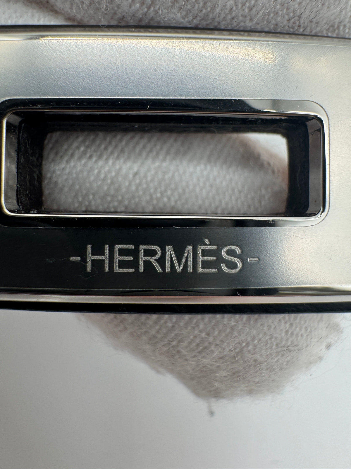 Prime Concierge Hermès Kelly 18 Belt Noir Palladium Hardware