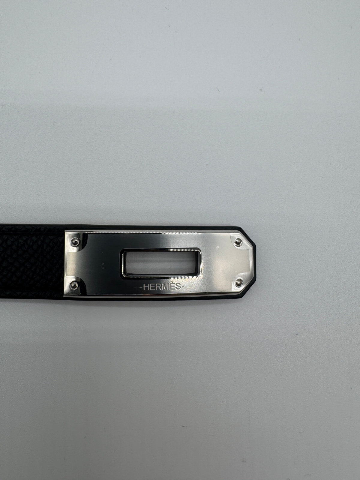 Prime Concierge Hermès Kelly 18 Belt Noir Palladium Hardware