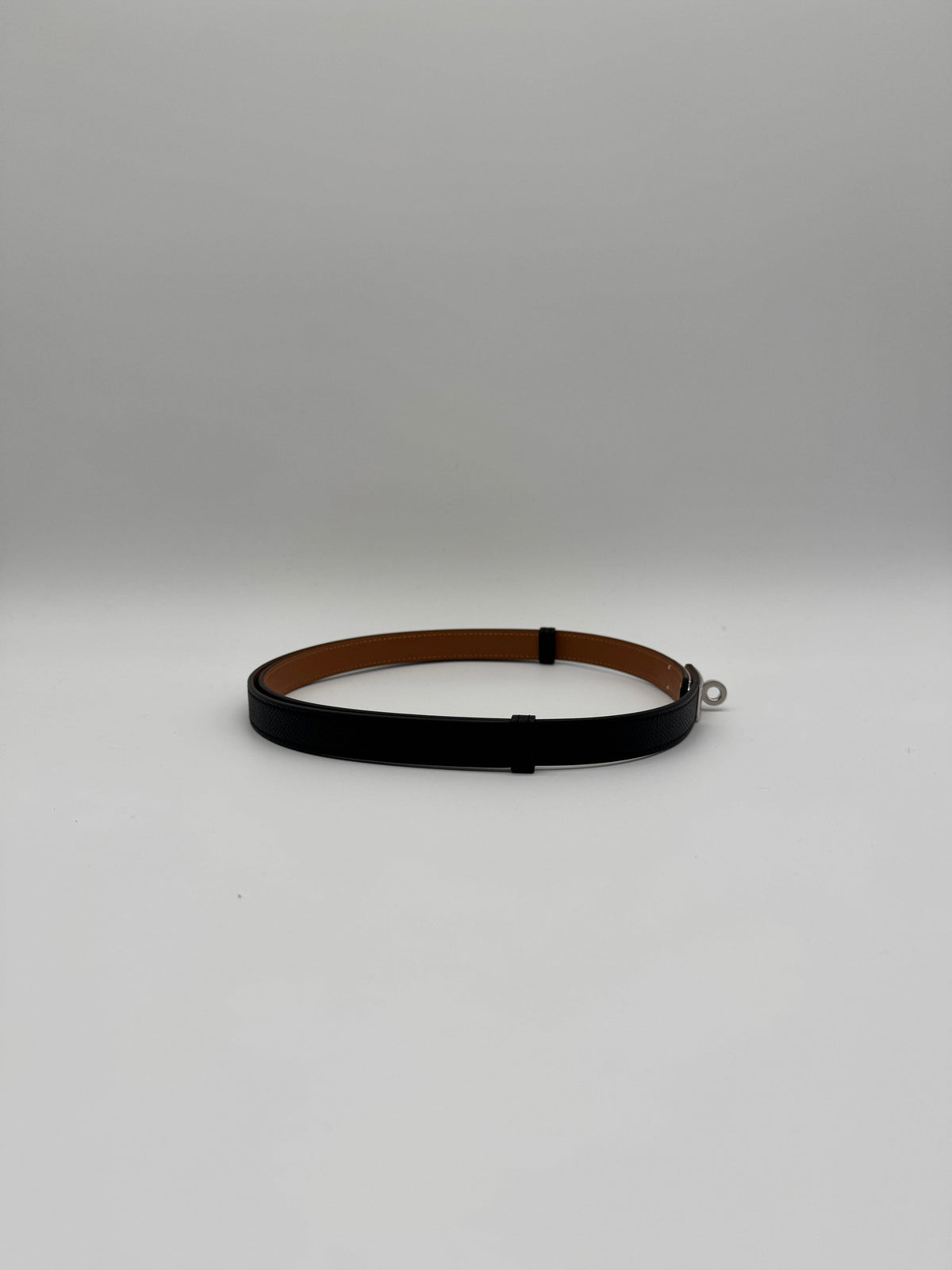 Prime Concierge Hermès Kelly 18 Belt Noir Palladium Hardware