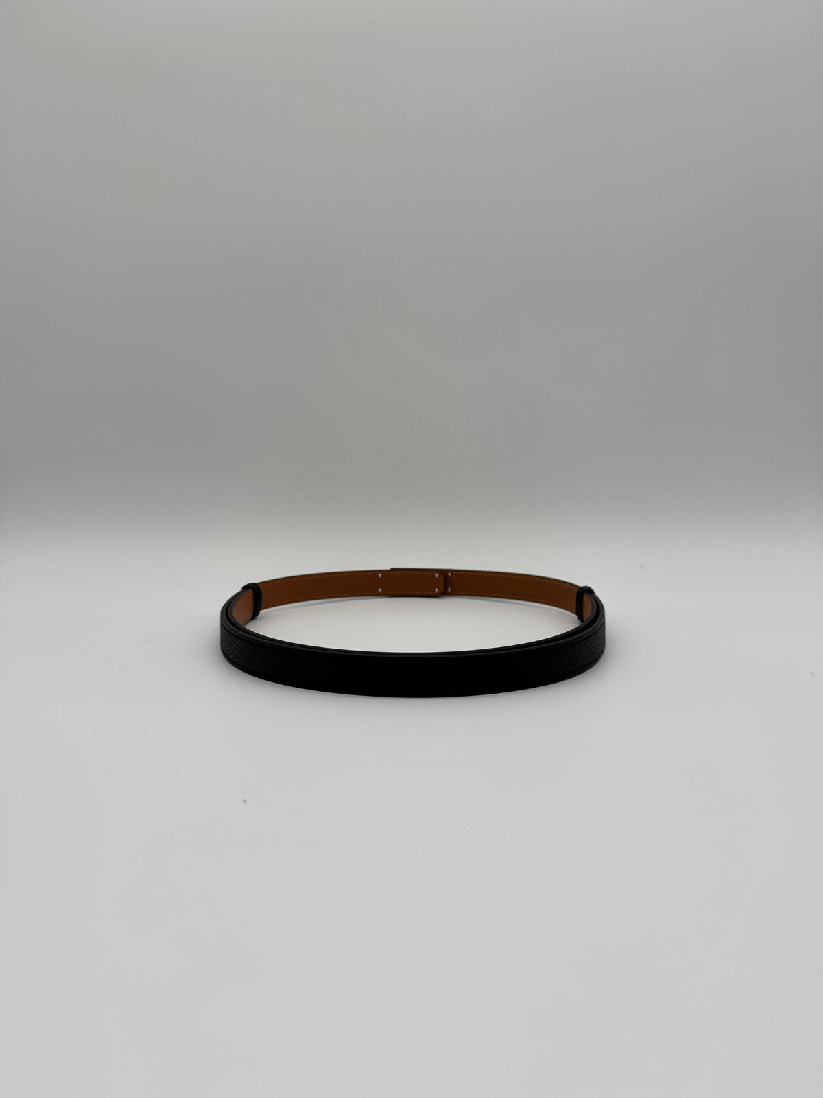 Prime Concierge Hermès Kelly 18 Belt Noir Palladium Hardware