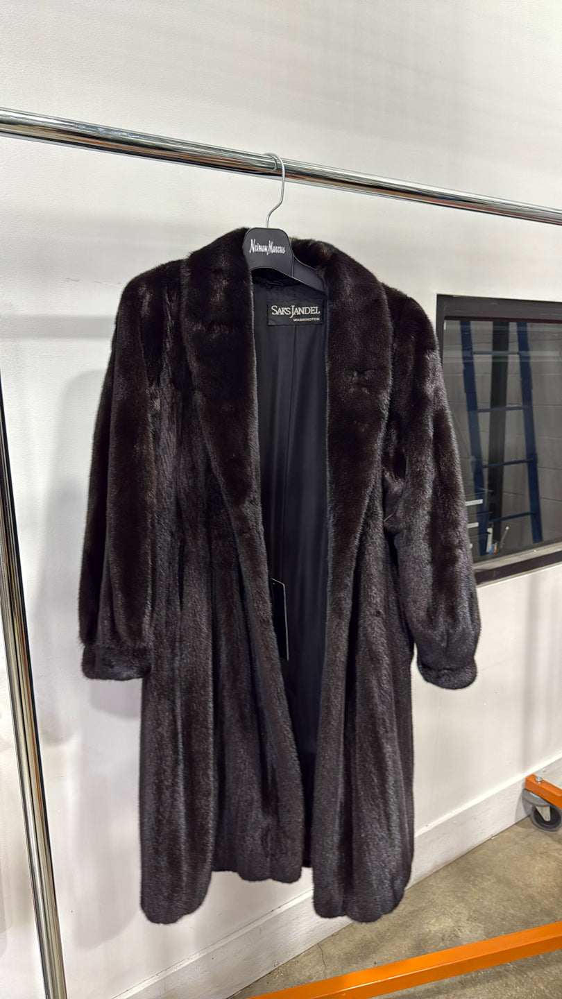 Natural Ranch Mink Coat - Black GM16041902007