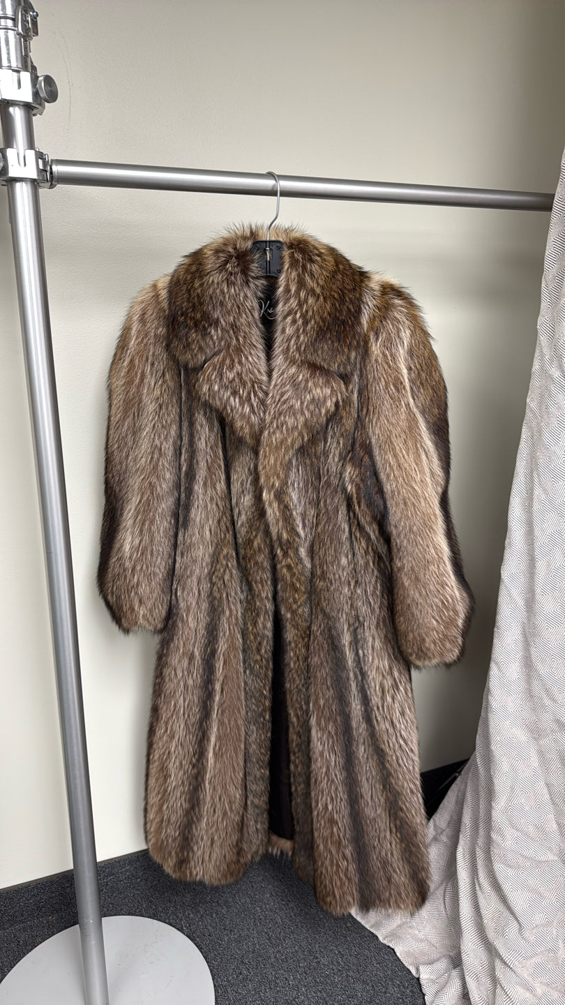 RACCOON COAT Brown