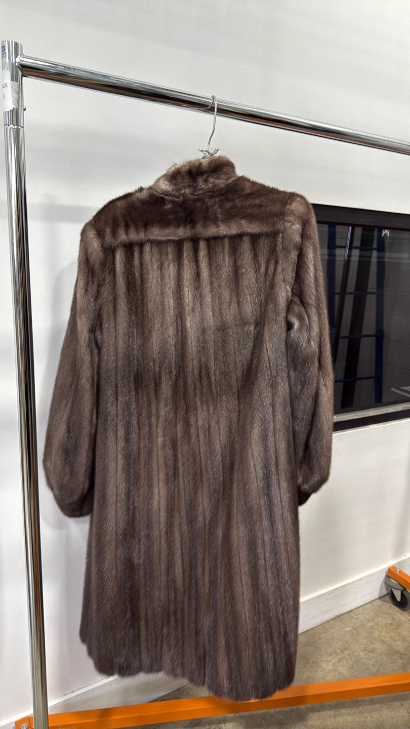 Natural Lunaraine Mink Coat - Brown GM16041905886