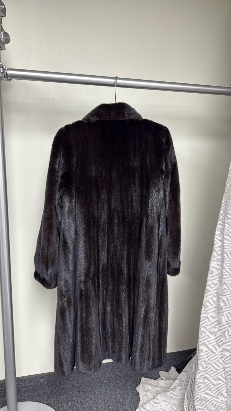 NATURAL RANCH MINK COAT Black