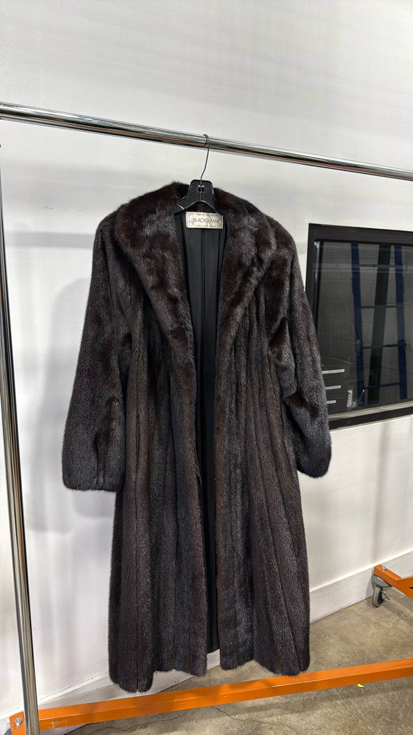 Natural Ranch Mink Coat - Black GM16061312047