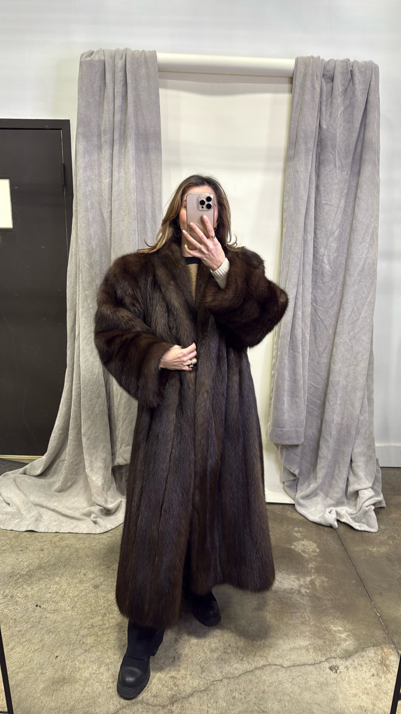 SABLE COAT Brown