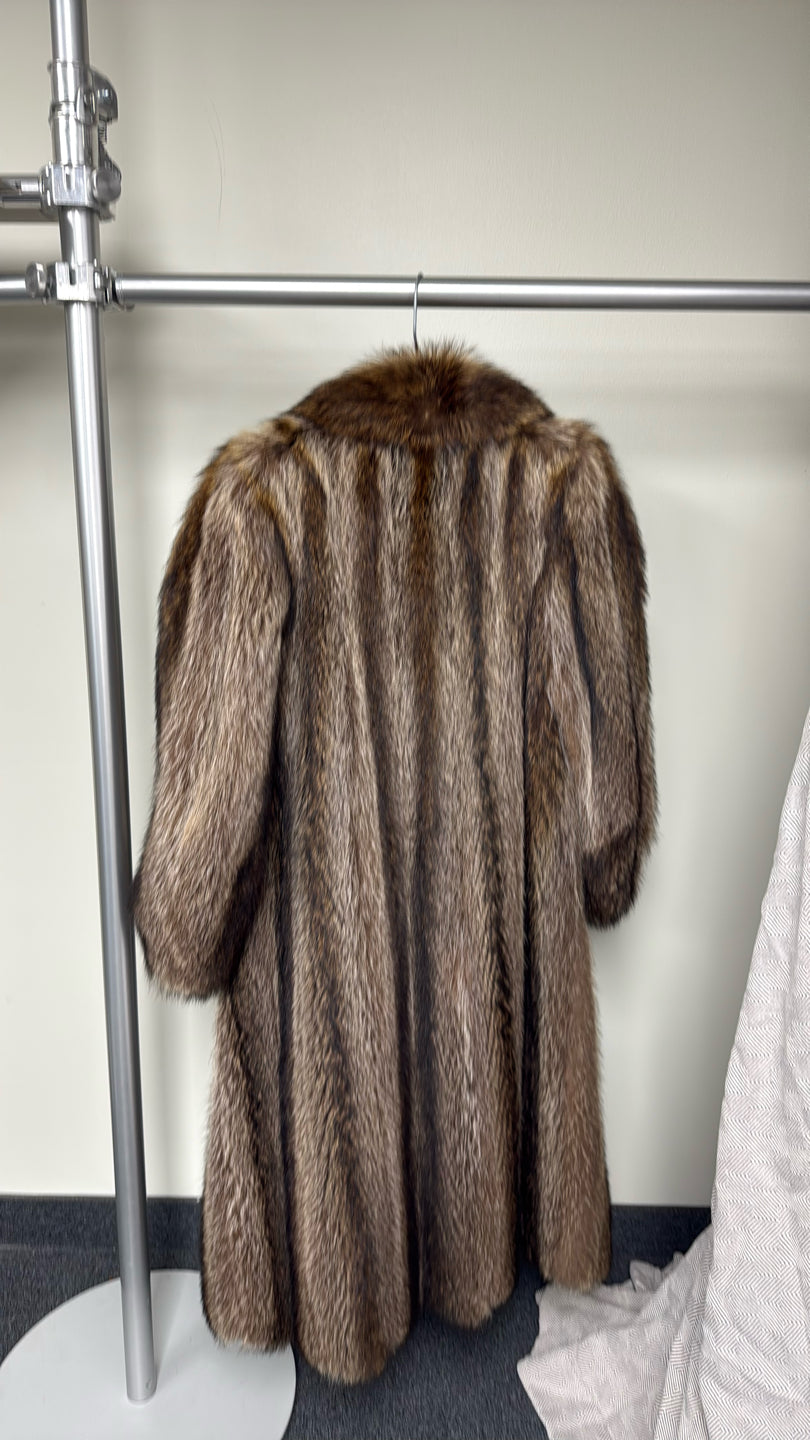 RACCOON COAT Brown