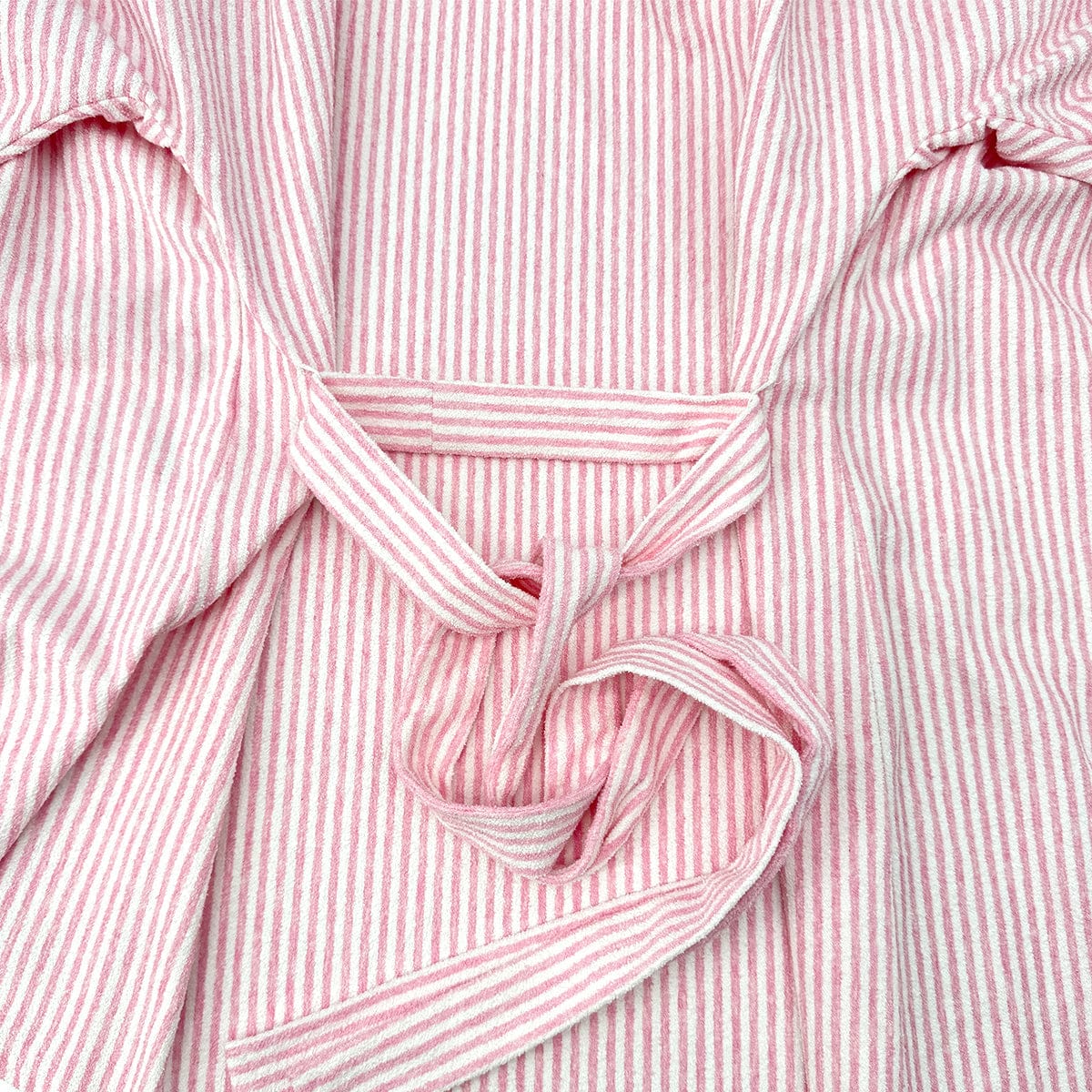 PURPOSE CHANEL COCOMARK GATHERED SLEEVEES STRIPED TERRY CLOTH JACKET PINK WHITE COTTON 38 P60 RTW 90298341