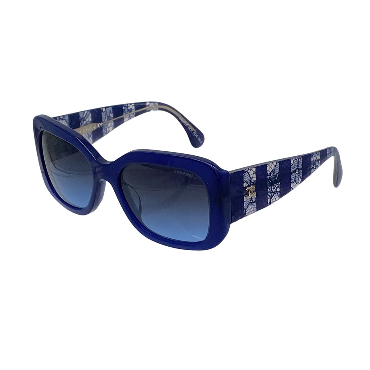 PURPOSE CHANEL COCOMARK SUNGLASSES NAVY EYEWEAR 90325787