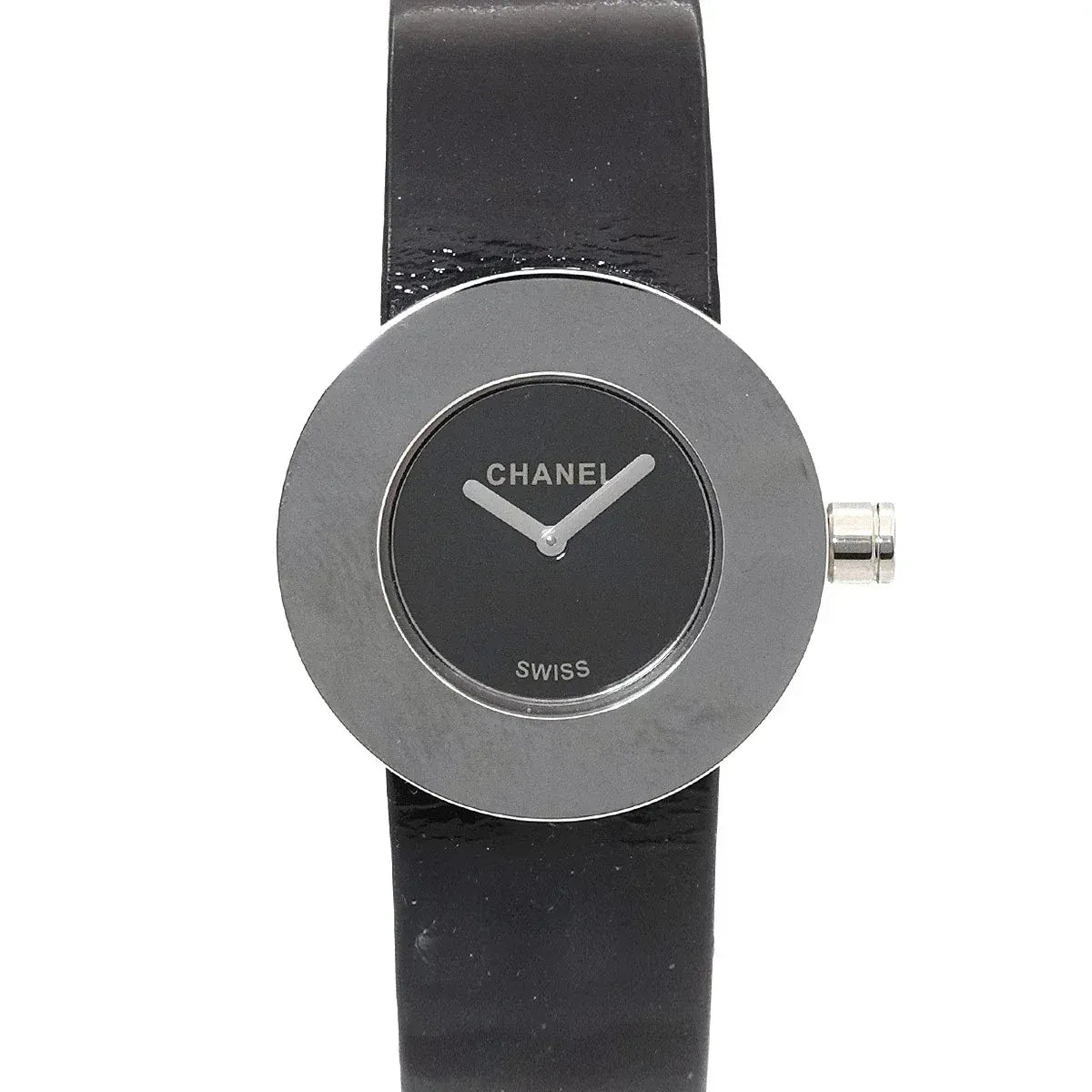 PURPOSE CHANEL La Ronde H0579 Quartz Black Dial Enamel Ladies Watch 90284338