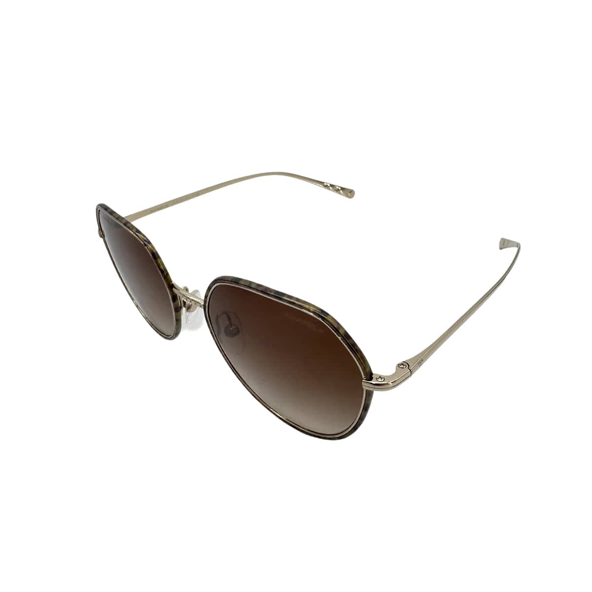 PURPOSE CHANEL SUNGLASSES COCOMARK BROWN GOLD EYEWEAR 90298688
