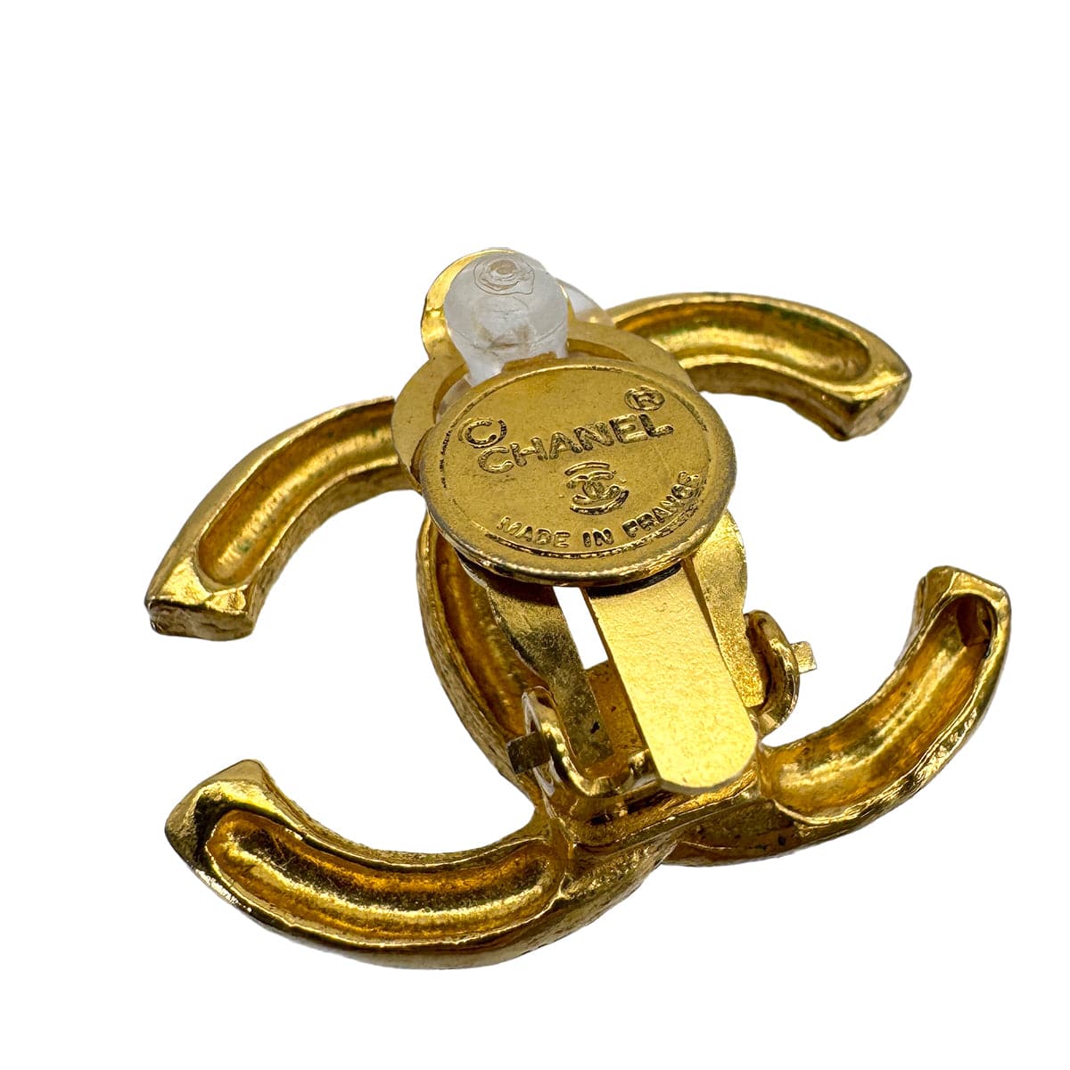 PURPOSE CHANEL VINTAGE EARRINGS COCOMARK GOLD ACCESSORY 90307383