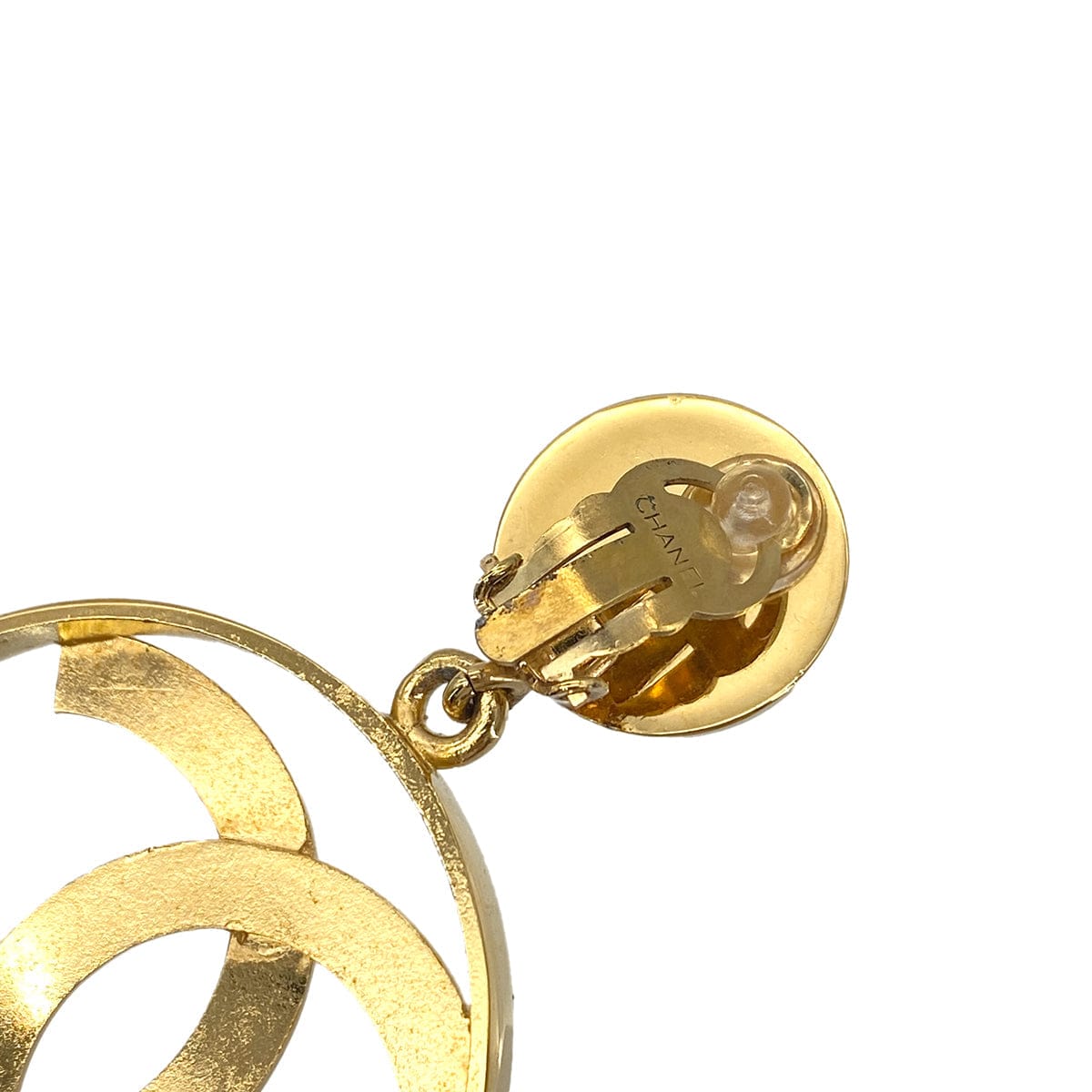 PURPOSE CHANEL VINTAGE EARRINGS COCOMARK SWING GOLD ACCESSORY 90288010