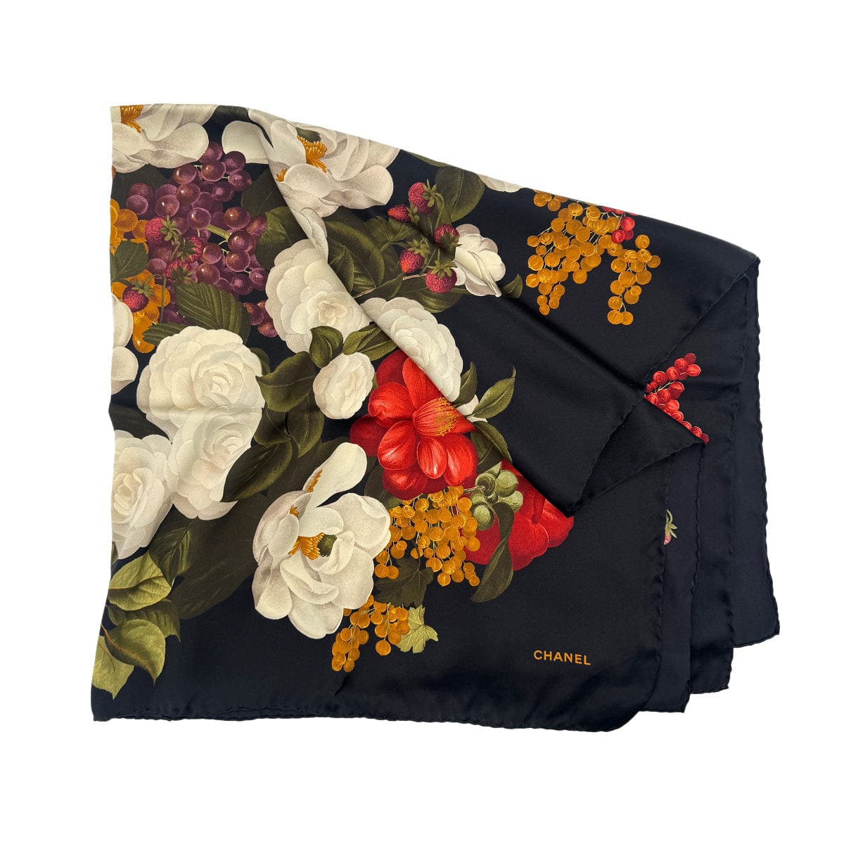 PURPOSE CHANEL VINTAGE SCARF MULTICOLOR SILK 90301118