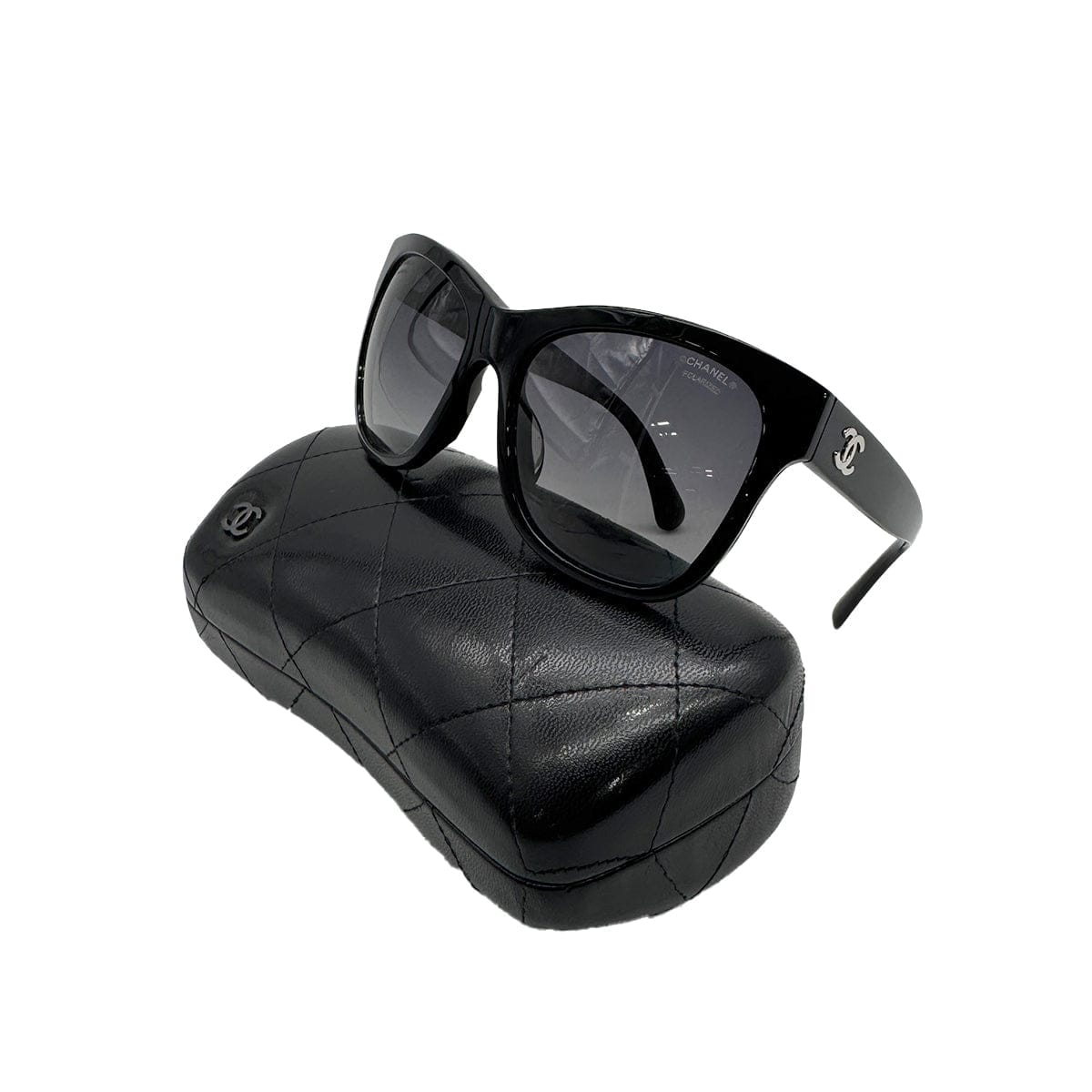 PURPOSE CHANEL VINTAGE SUNGLASSES COCOMARK BLACK EYEWEAR 90310242